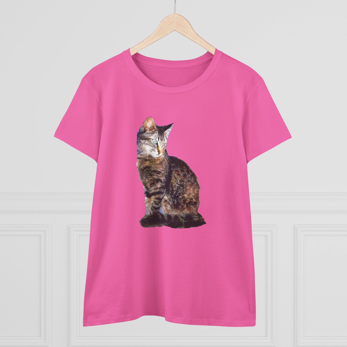 Cats of Greece 'Teris from Tinos' Women's Midweight Cotton Tee