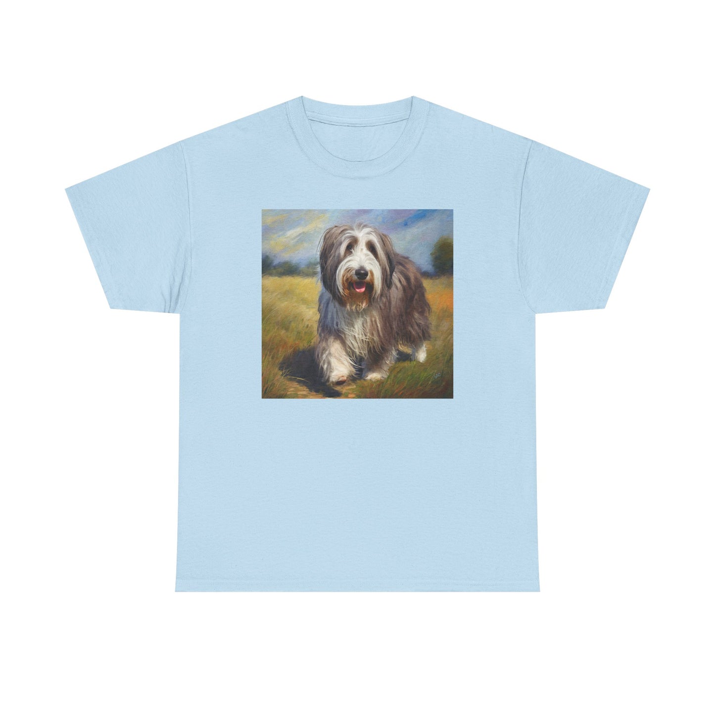 Bearded Collie Heavy Cotton Tee: The Ultimate Dog Lover's Tee