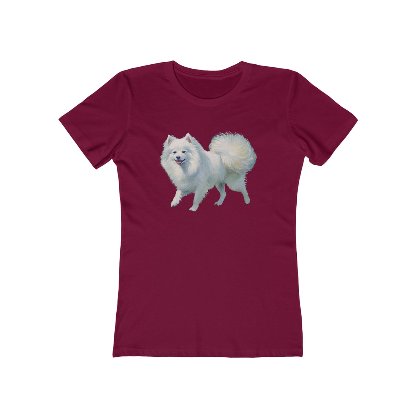 Japanese Spitz - Women's Slim Fit Ringspun Cotton Tee