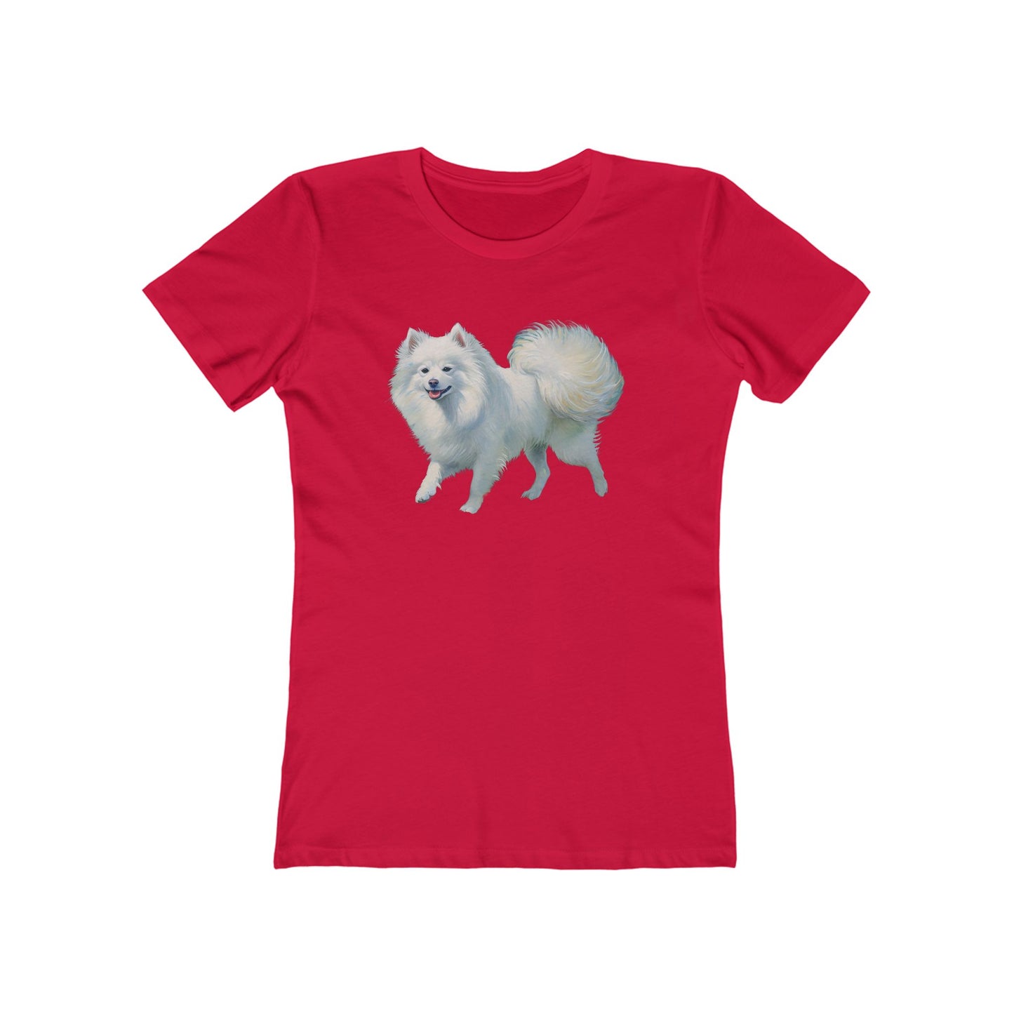 Japanese Spitz - Women's Slim Fit Ringspun Cotton Tee