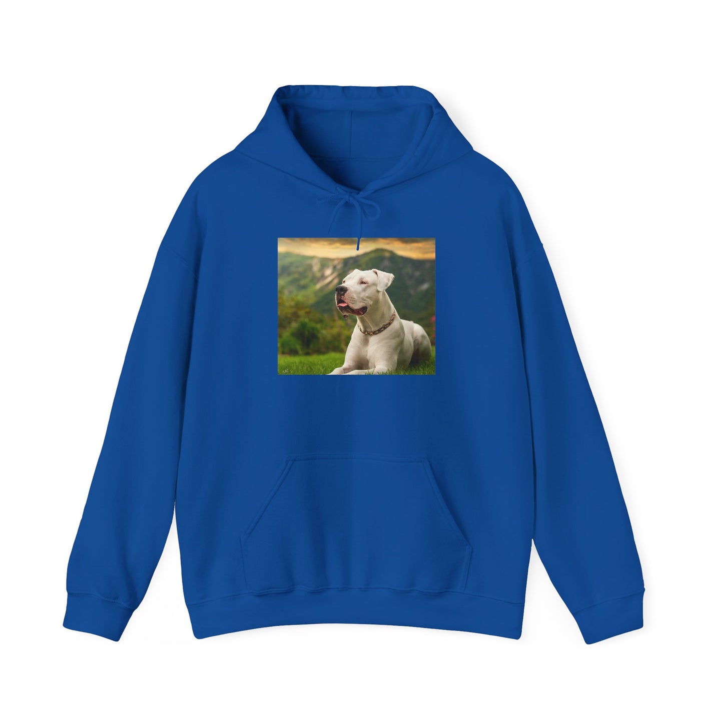 Dogo Argentino 50/50 Hooded Sweatshirt
