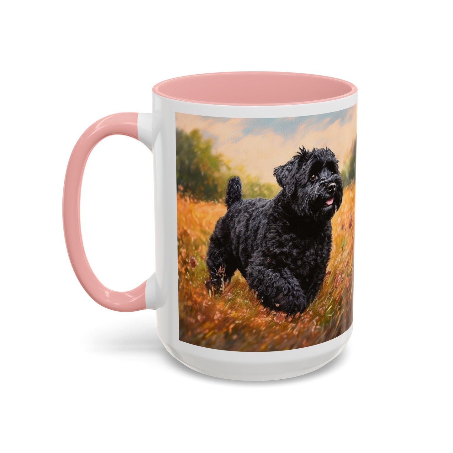 Black Russian Terrier Ceramic Accent Coffee Mug