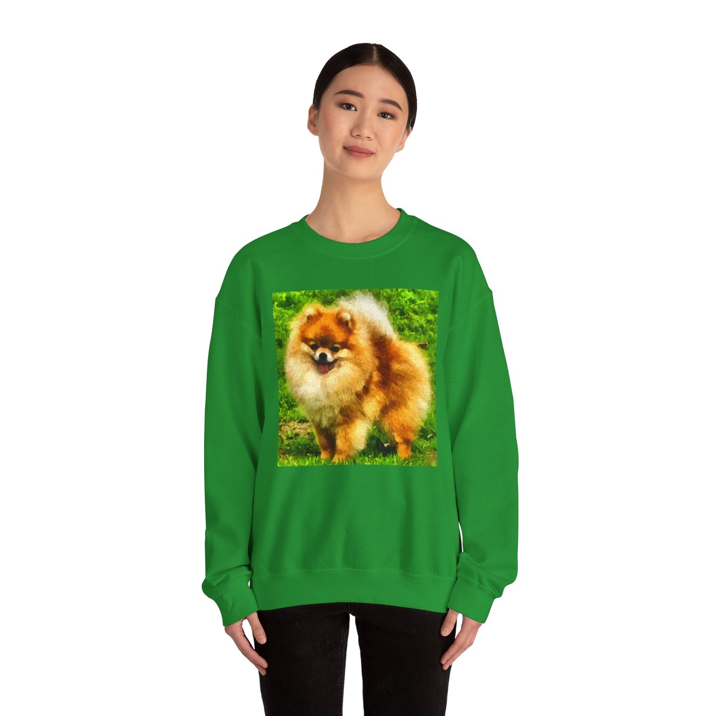 Pomeranian 'Pom Pom' Unisex Crewneck Sweatshirt