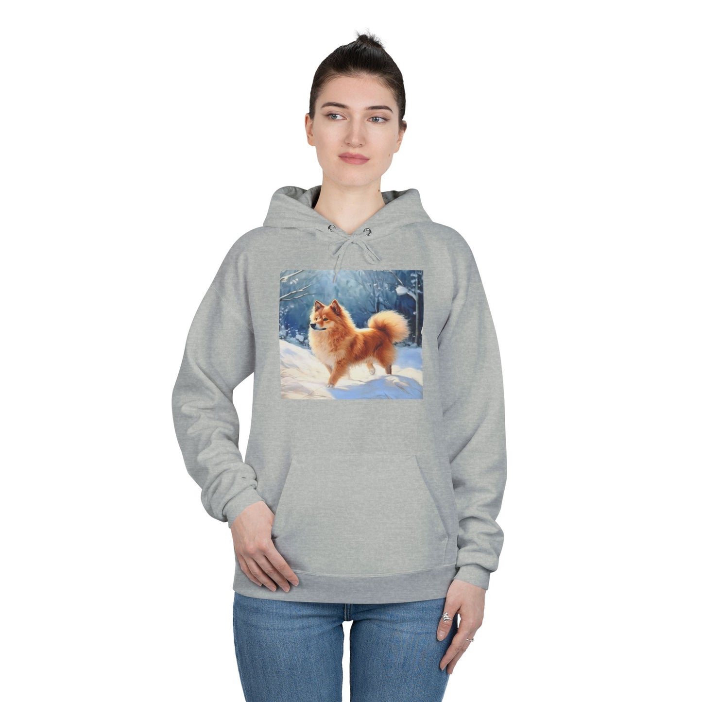 Finnish Spitz - Cozy Fleece Lined Pullover Hoodie