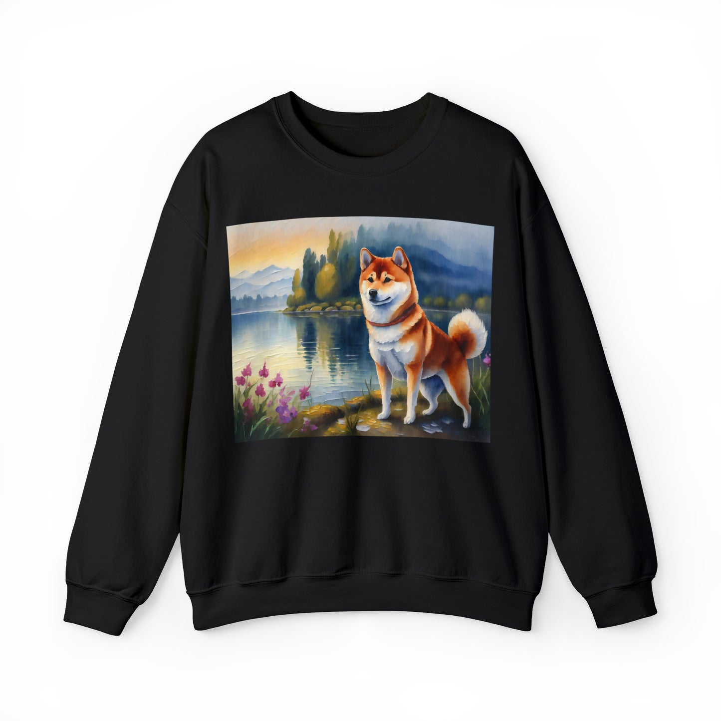 Shiba Inu Unisex 50/50 Crewneck Sweatshirt
