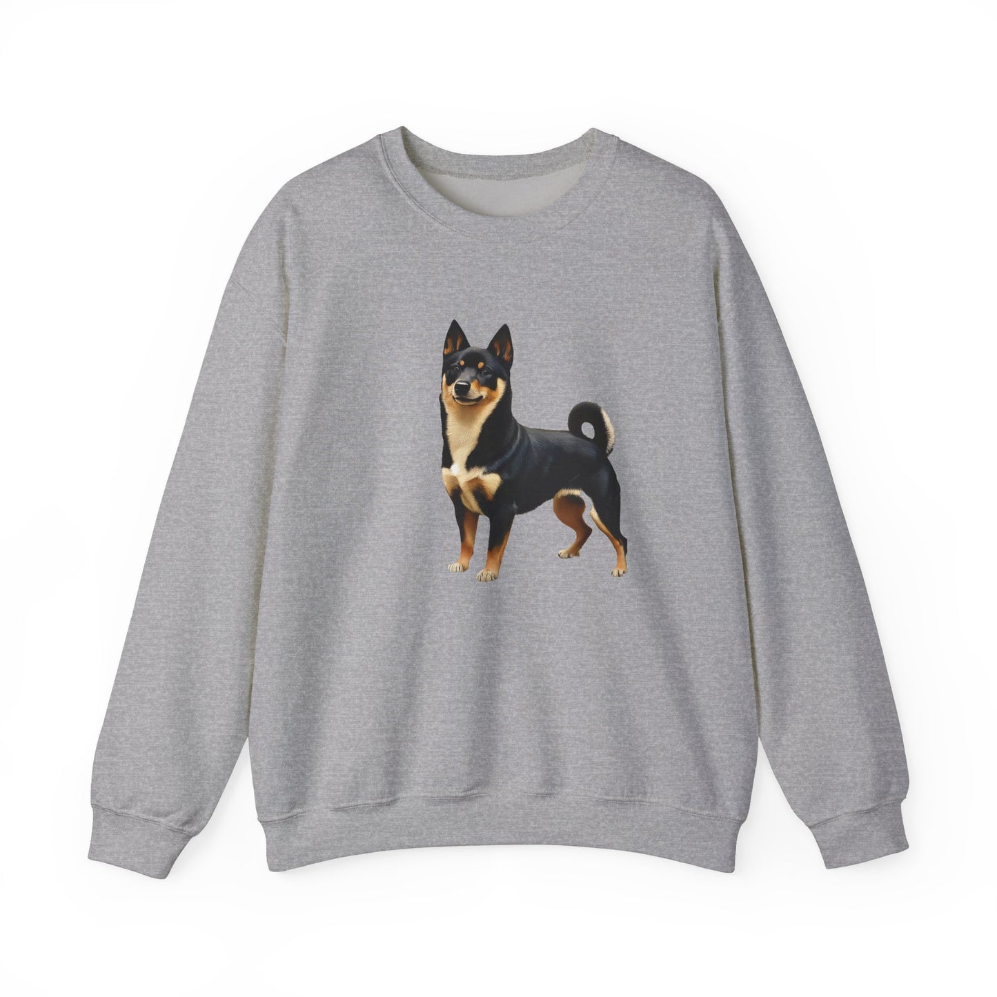 Black & Tan Shiba Inu - Unisex 50/50 Crewneck Sweatshirt