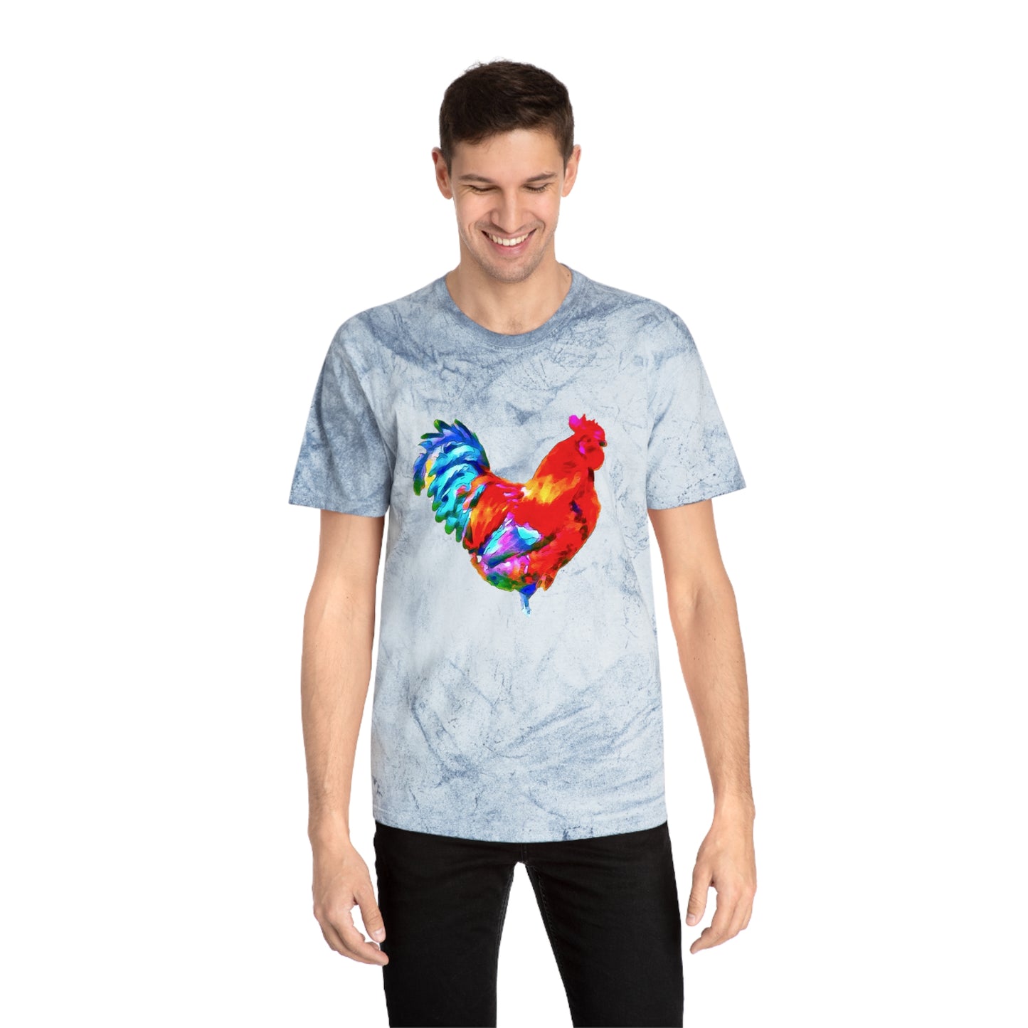 Rooster 'Craw' Unisex Color Blast T-Shirt
