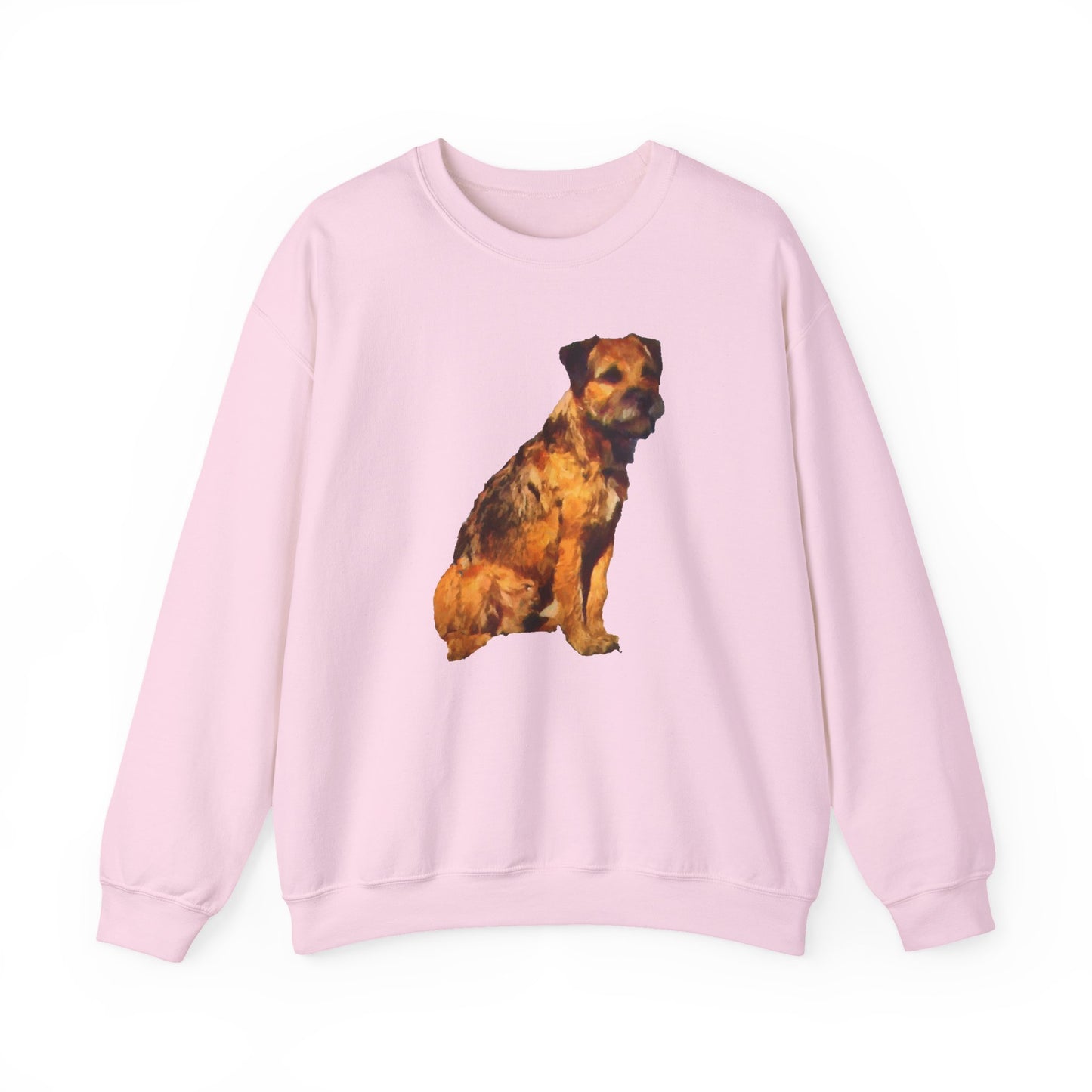 Border Terrier 'Andrew' Unisex 50/50 Crewneck Sweatshirt