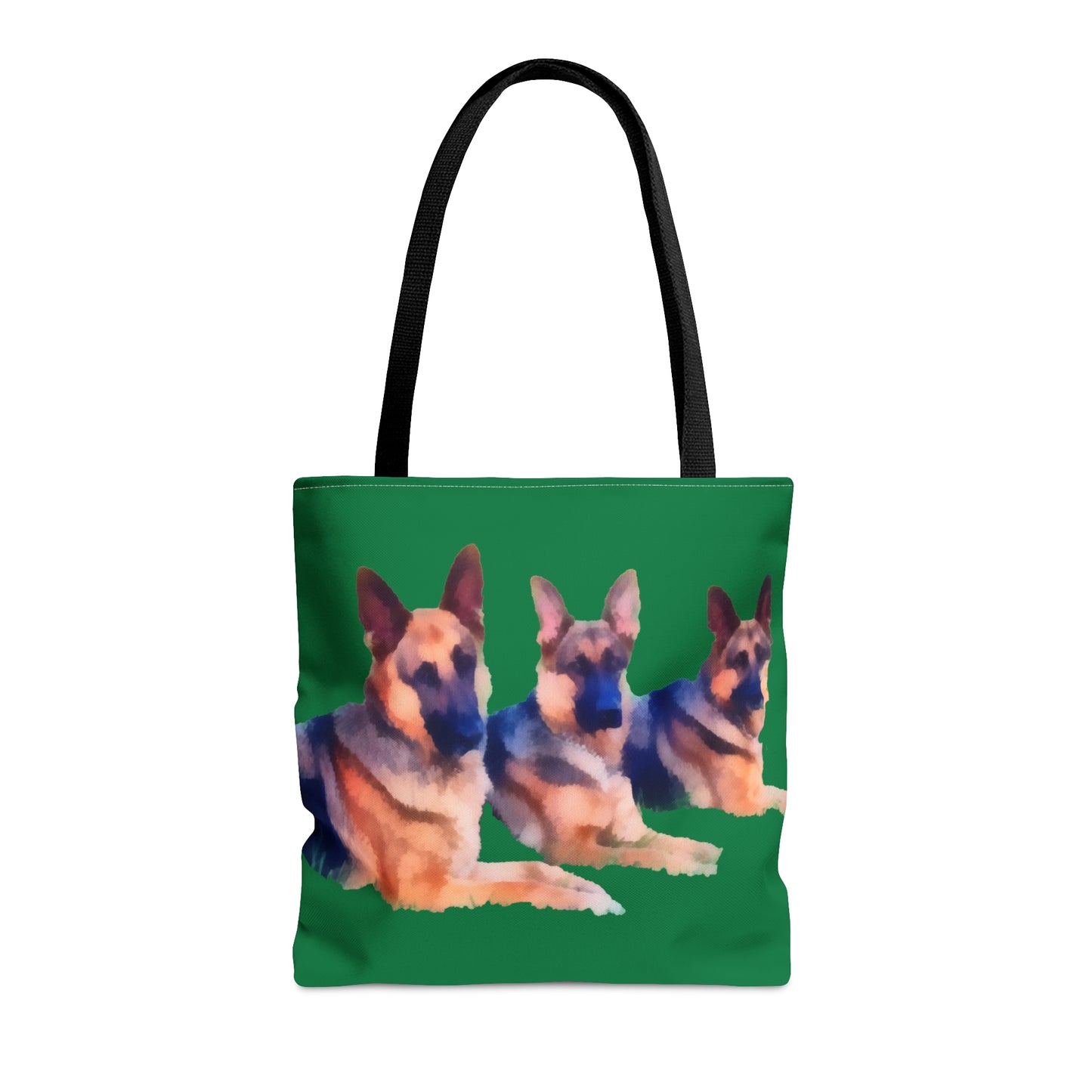 Majestic German Shepherd 'Trio' Artistic Painting Tote Bag