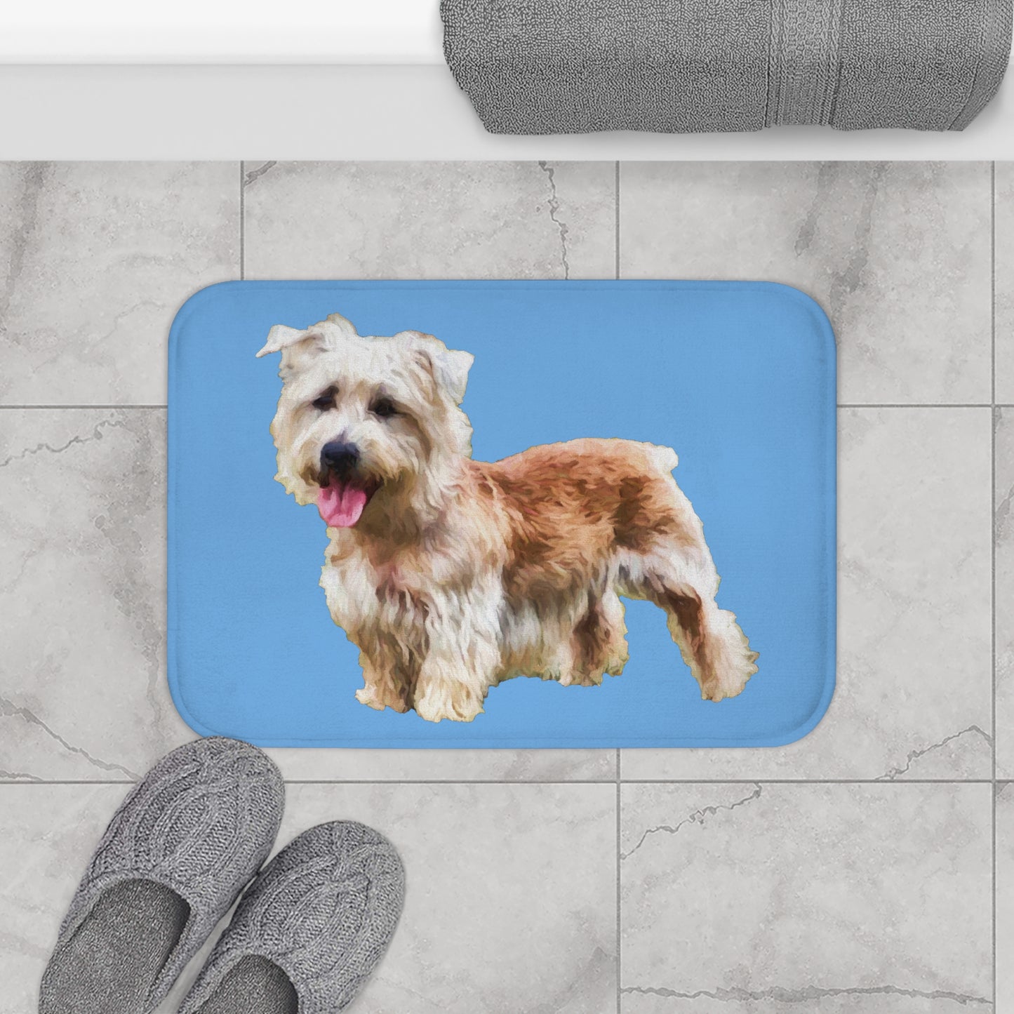 Glen of Imaal Terrier Bathroom Rug Mat