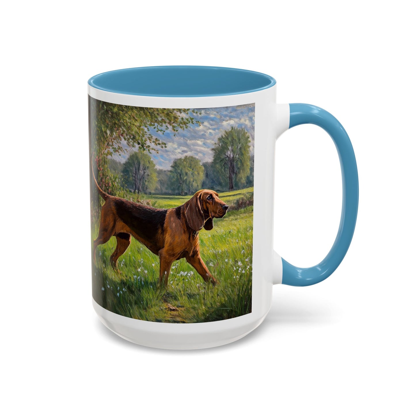 Bloodhound Ceramic Accent Coffee Mug