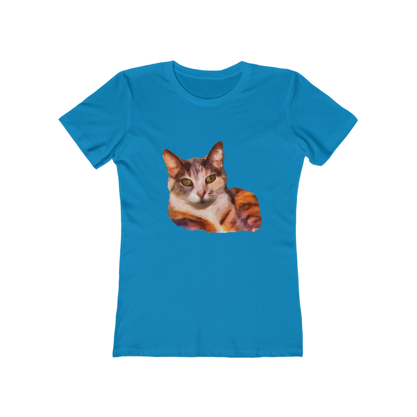 Smidget the Cat - - Women's Slim Fit Ringspun Cotton T-Shirt