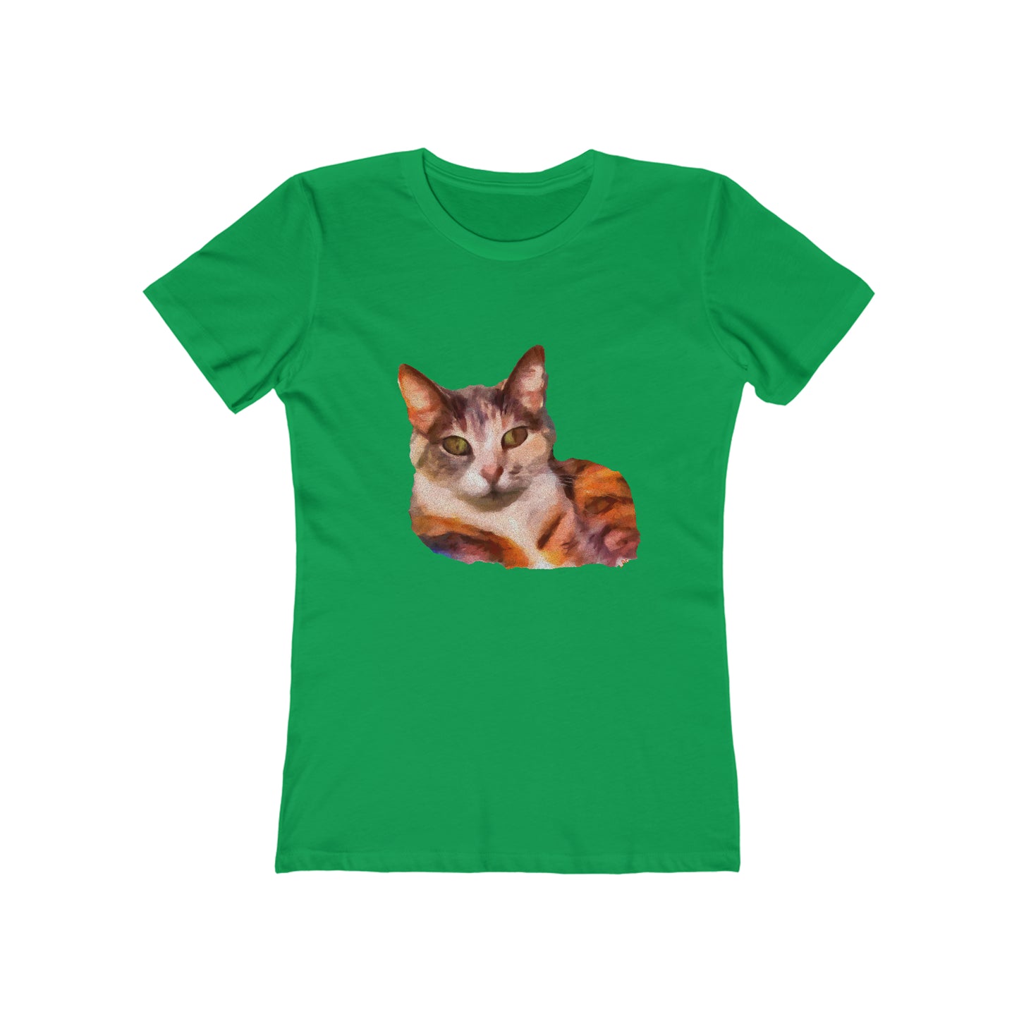 Smidget the Cat - - Women's Slim Fit Ringspun Cotton T-Shirt