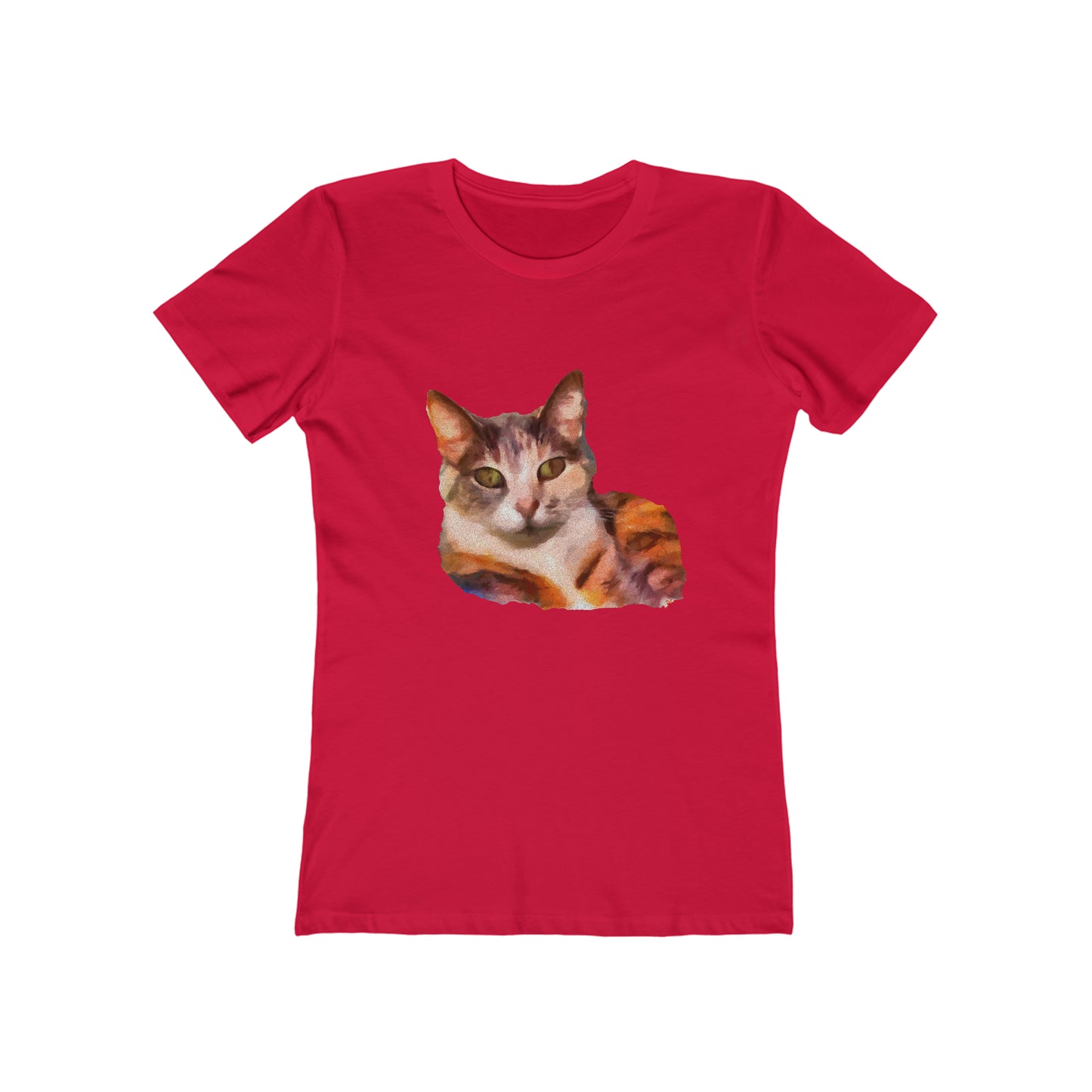 Smidget the Cat - - Women's Slim Fit Ringspun Cotton T-Shirt