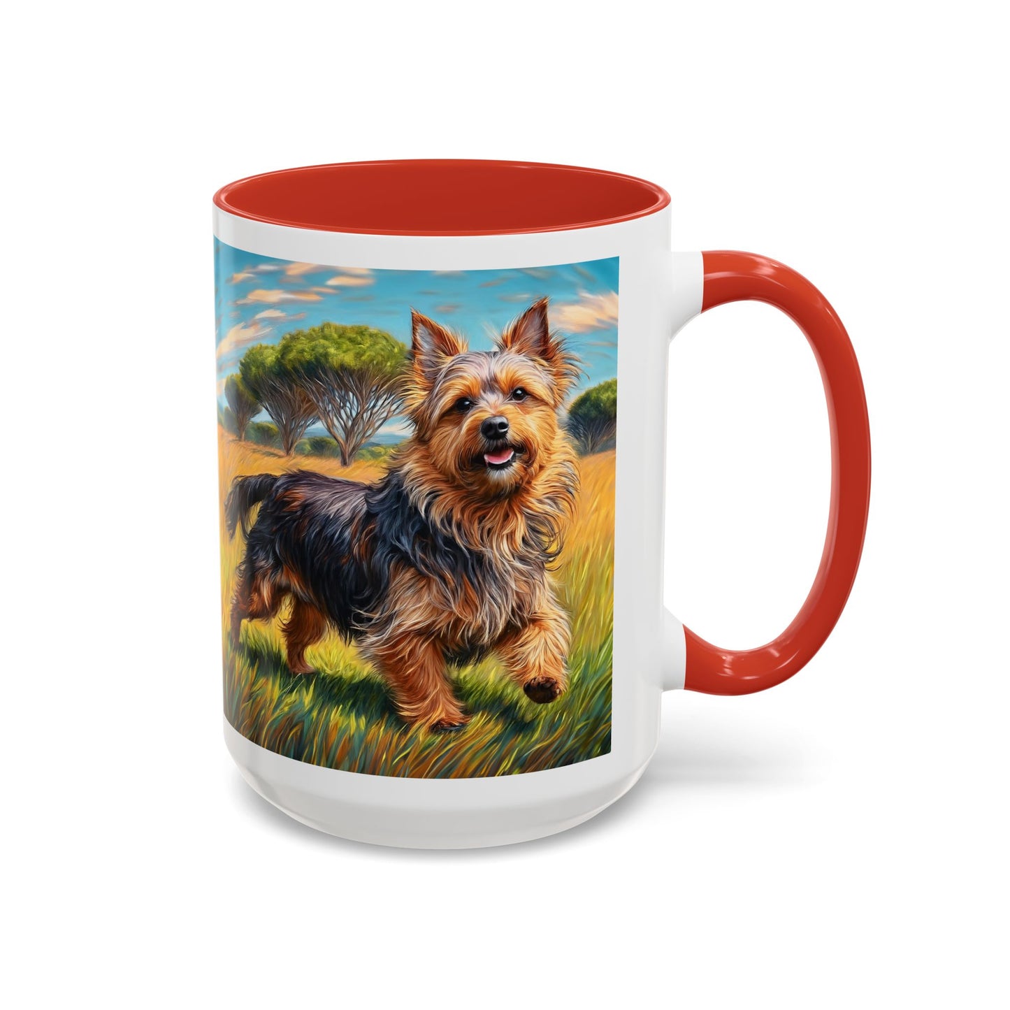 Charming Australian Terrier Ceramic Accent Coffee Mug
