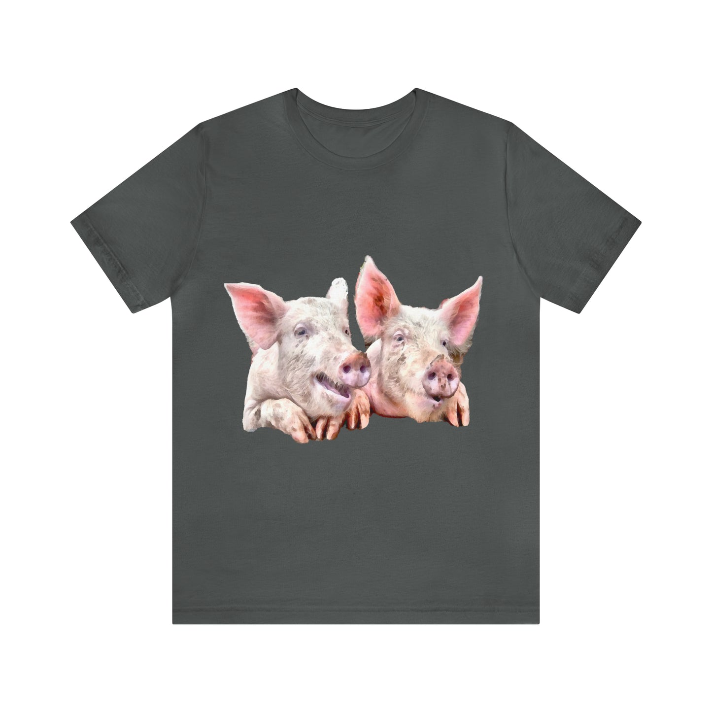 Pigs - 'A Jowly Good Time' - - Classic Jersey Short Sleeve Tee