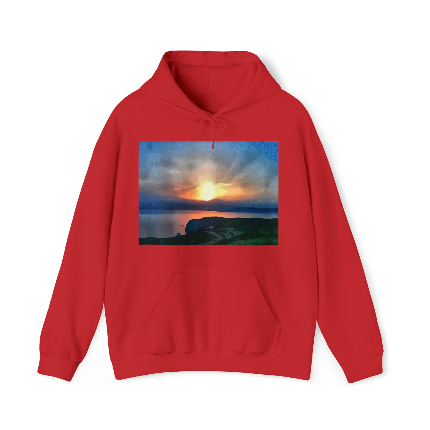 Sifnos Sunset (Greece) Unisex 50-50 Hoodie