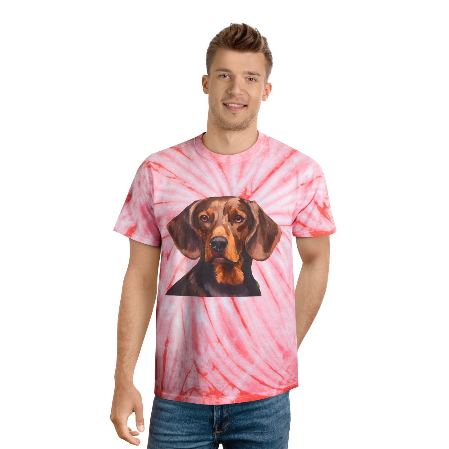 Hannoverscher Schweisshund Classic Tie-Dye Tee, Cyclone
