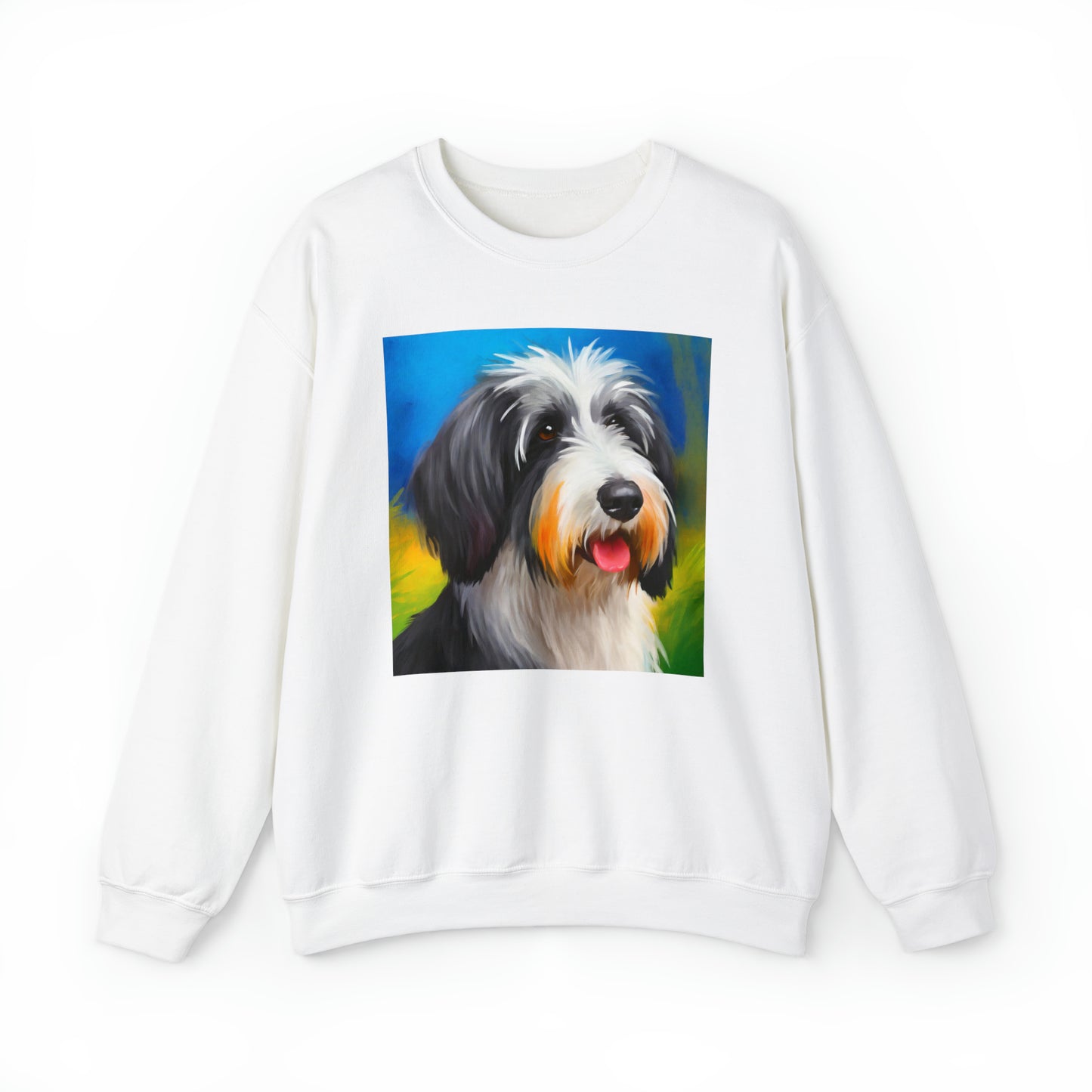 Polish Lowland Sheepdog Unisex 50/50 Crewneck Sweatshirt