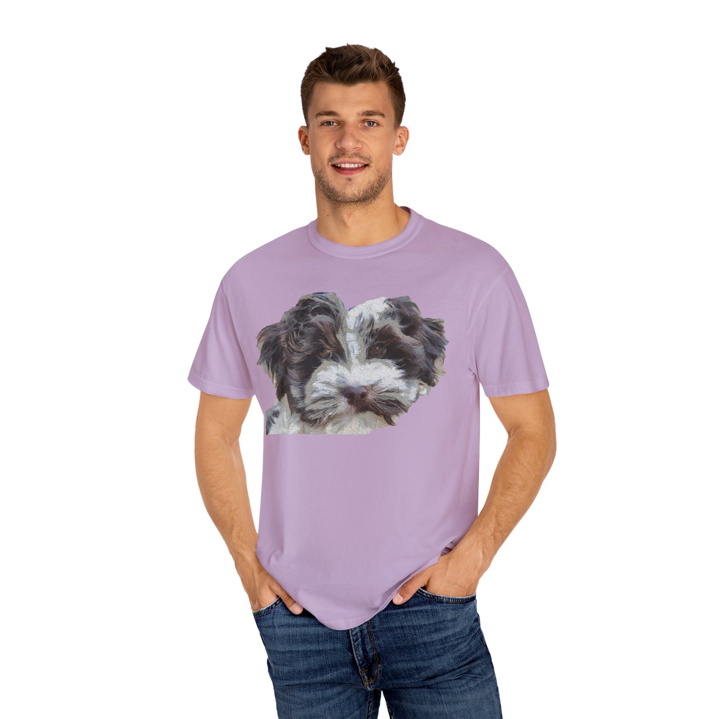 Havanese 'Fideo' Unisex-Adult Relaxed Fit Garment-Dyed T-shirt