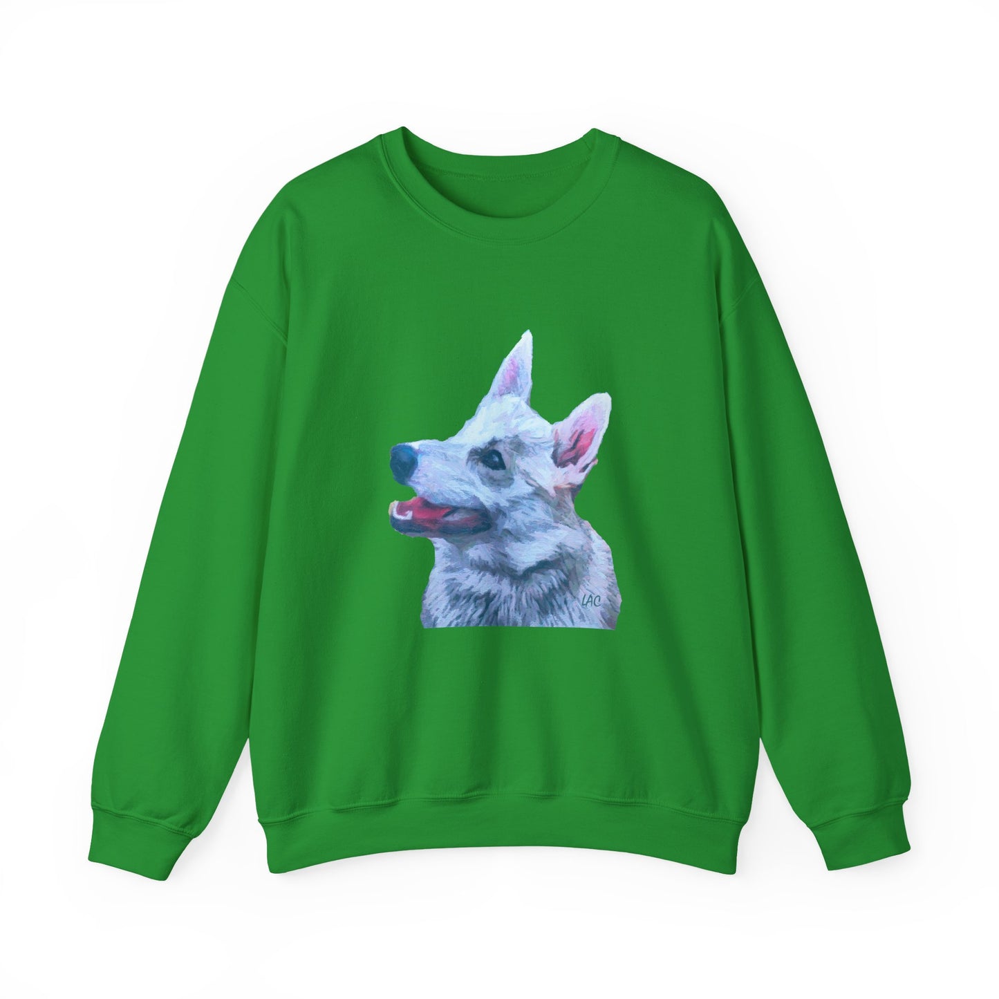 Norwegian Buhund Unisex 50/50 Crewneck Sweatshirt