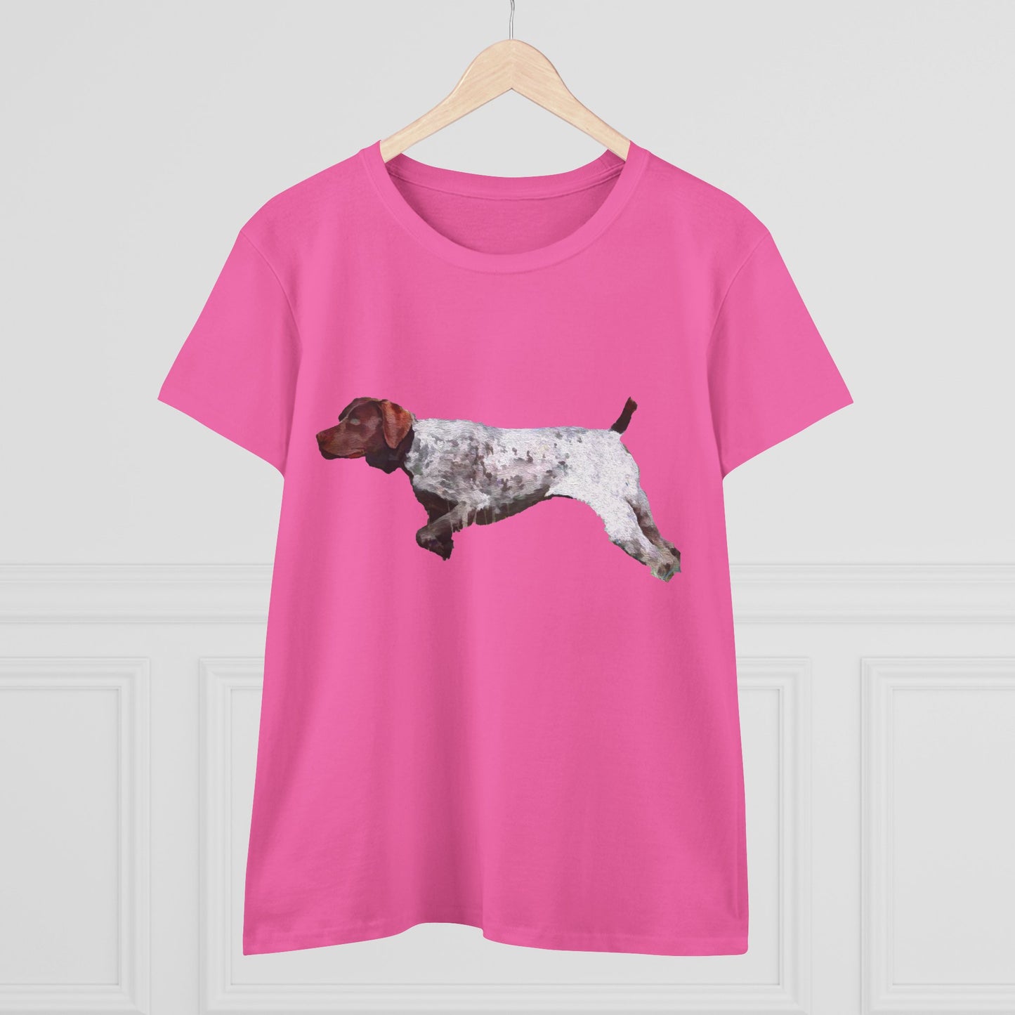 On Point Women's Midweight Cotton Tee for German Shorthaired Pointers