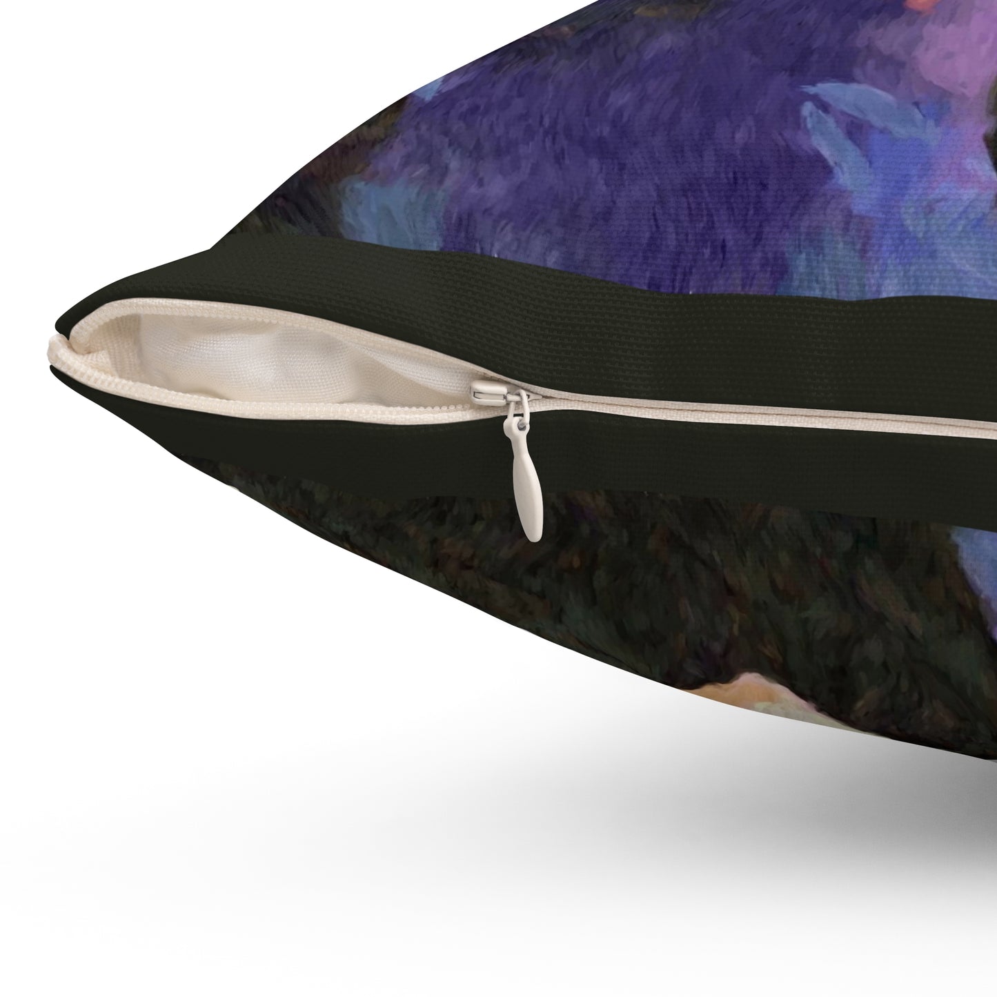Violin 'The Bowist' Spun Polyester Throw Pillow