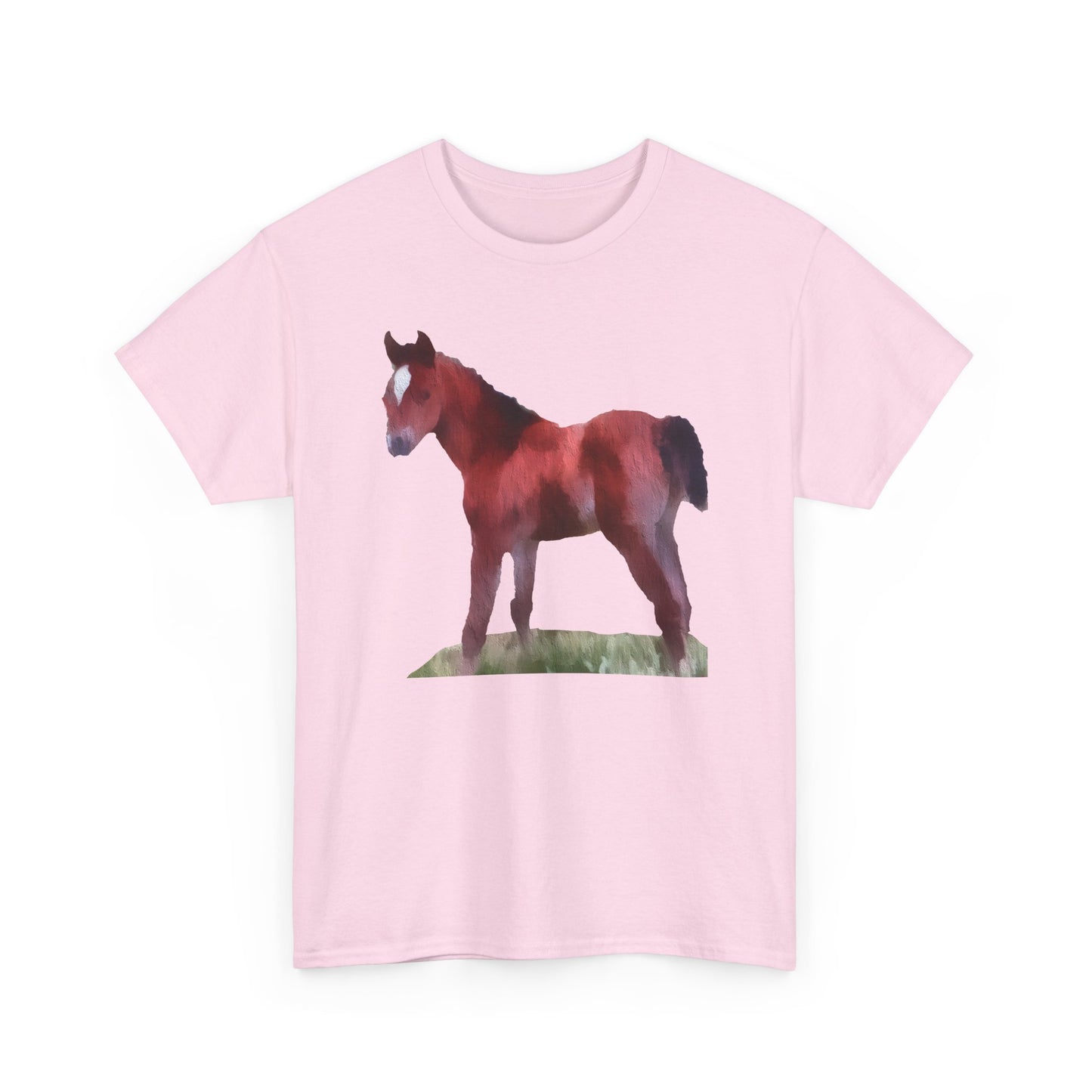 Horse 'Contata' Unisex Heavy Cotton Tee