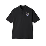 Alaskan Klee Kai Men's Piqué Polo Shirt - Elegance in Comfort
