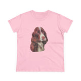 English Springer Spaniel Women's Midweight Cotton Tee