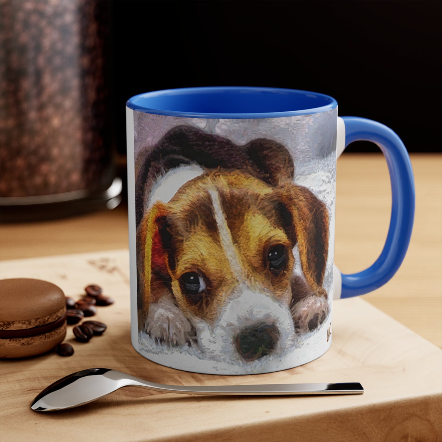 Beagle Daisy Mae 11oz Ceramic Accent Mug