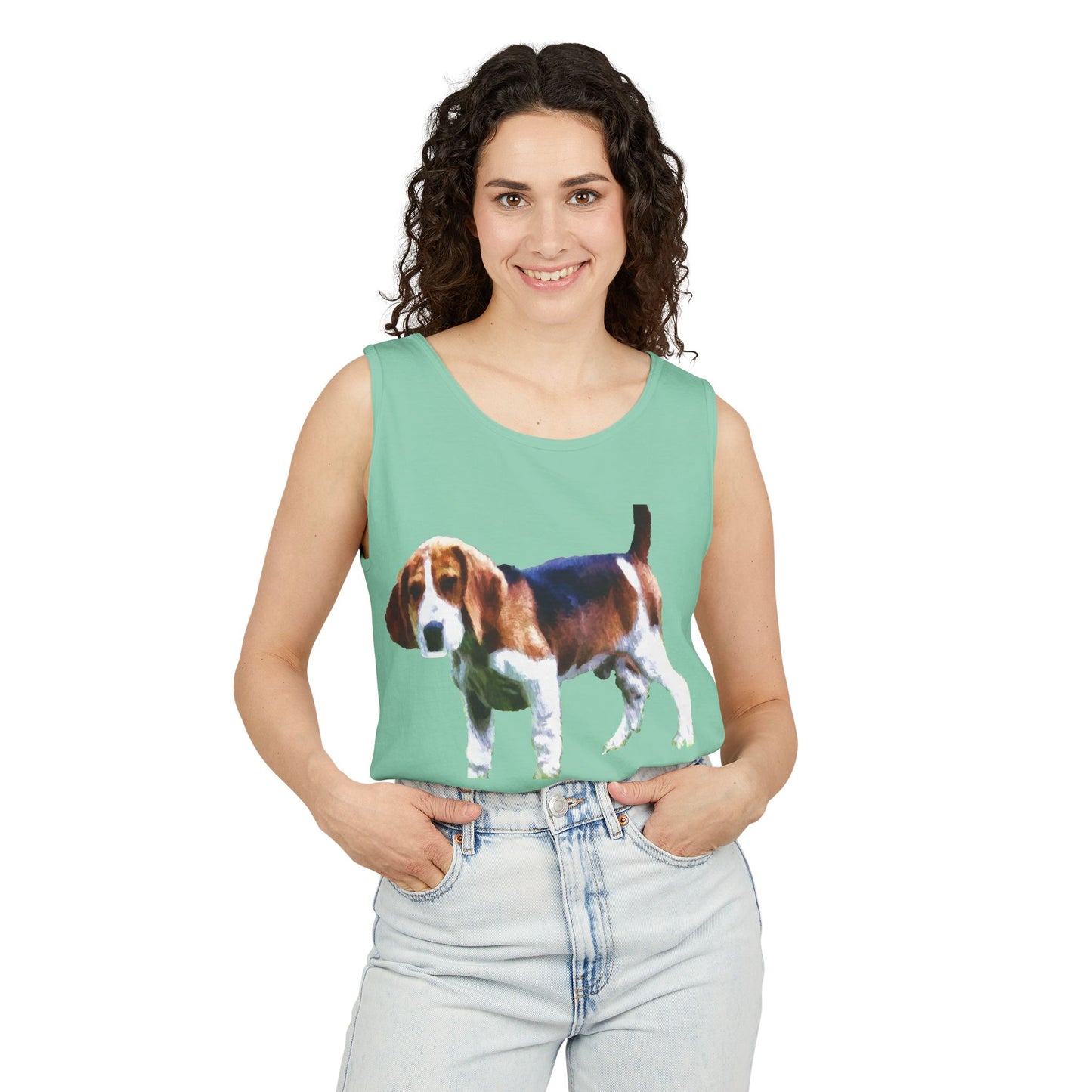 American Foxhound Unisex Relaxed Fit Ringspun Cotton Tank Top