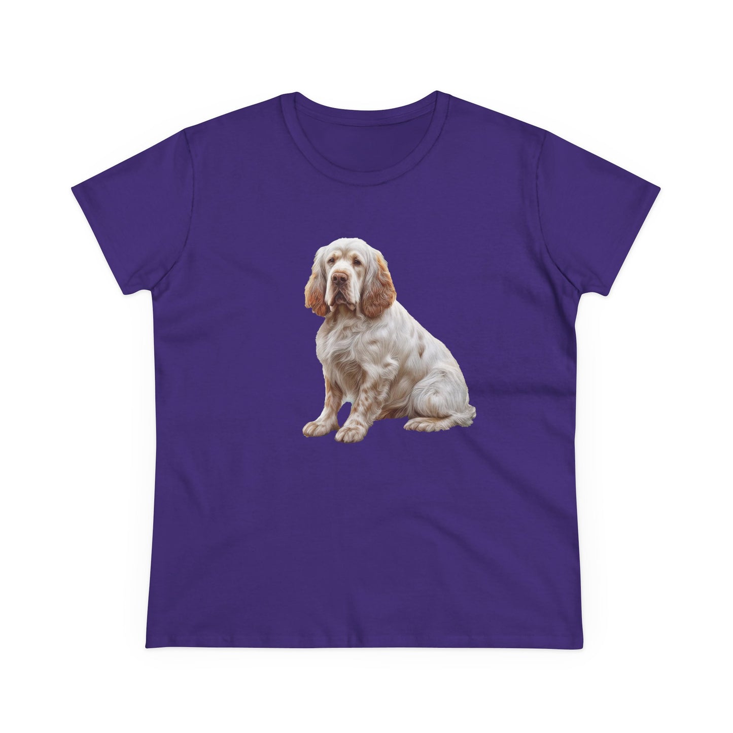 Clumber Spaniel Women's Midweight Cotton Tee