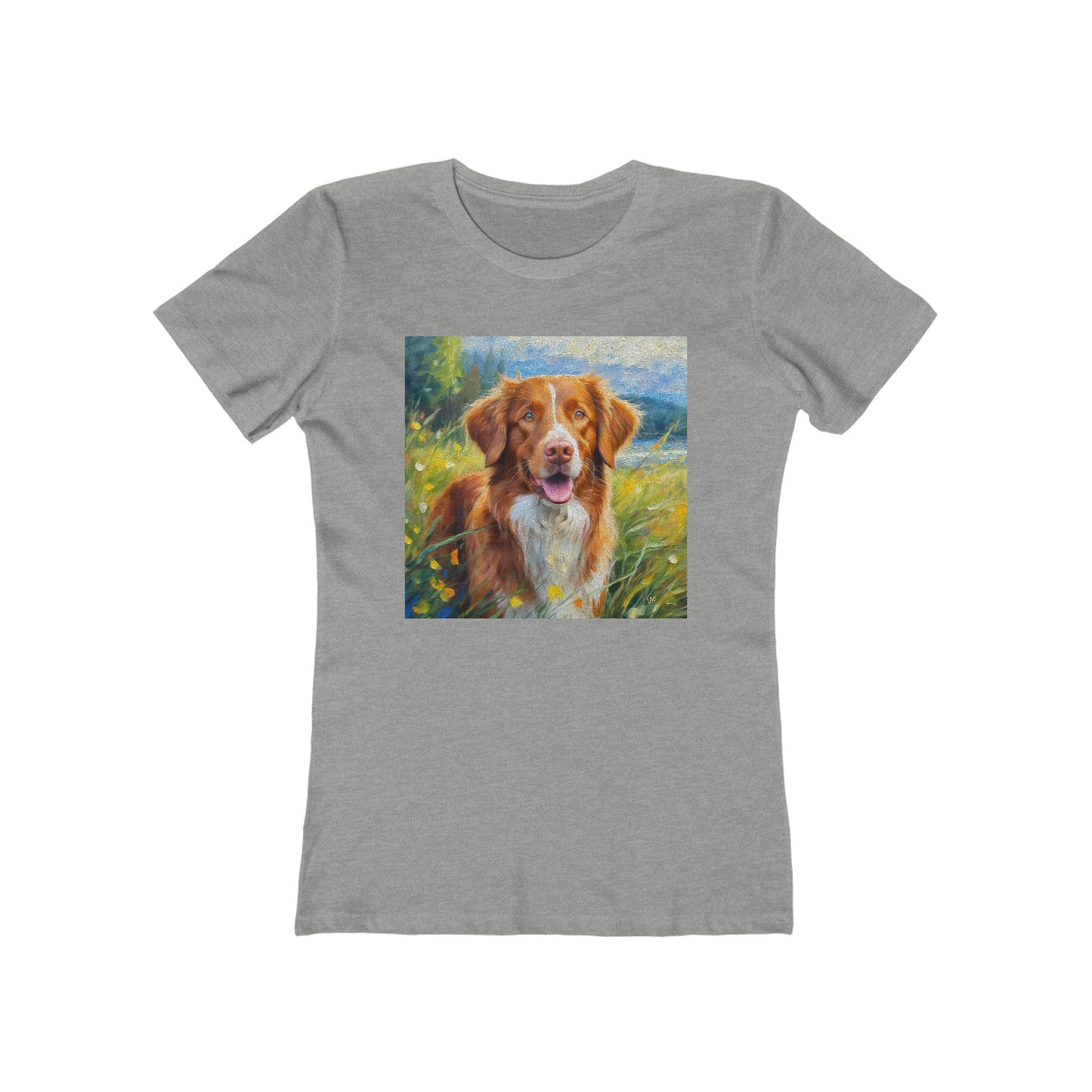 Nova Scotia Duck Tolling Retriever 'Dixie' Women's Slim Fitted Tee