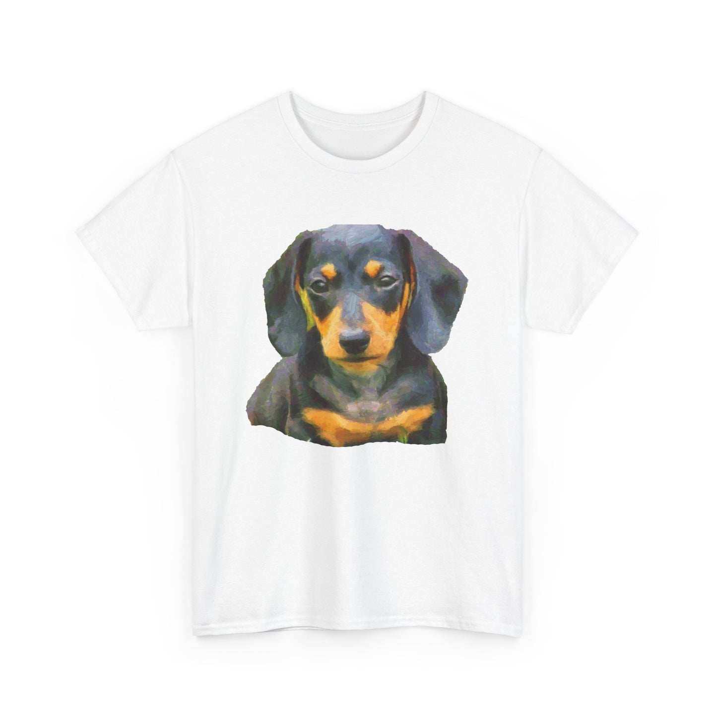 Dachshund Doxie Delight Unisex Heavy Cotton Tee
