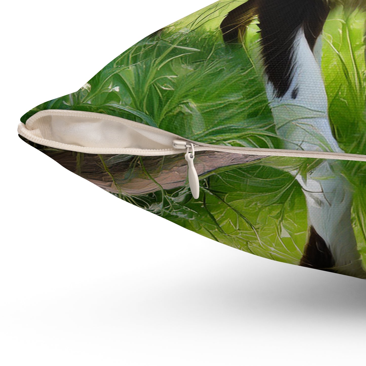 Karelian Bear Dog Spun Polyester Throw Pillow