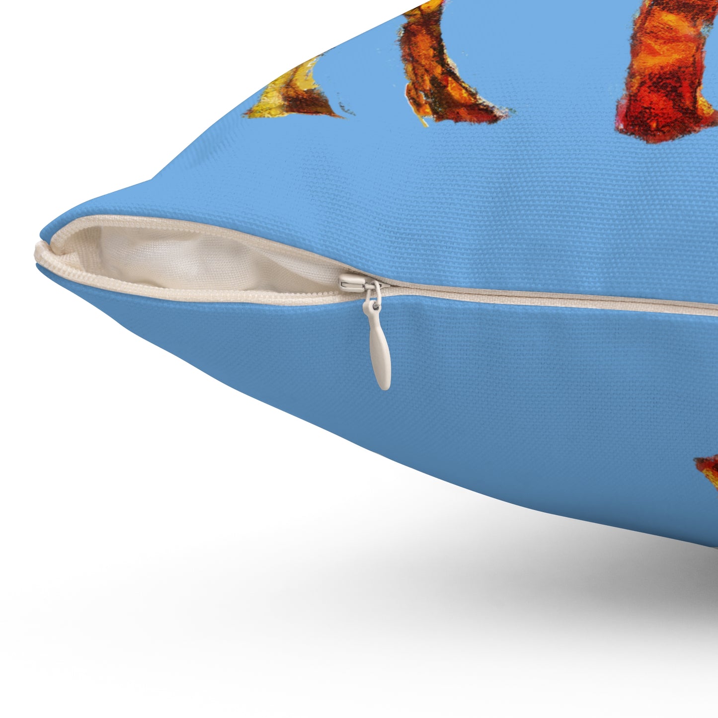 Giraffe 'Camile' Spun Polyester Throw Pillow