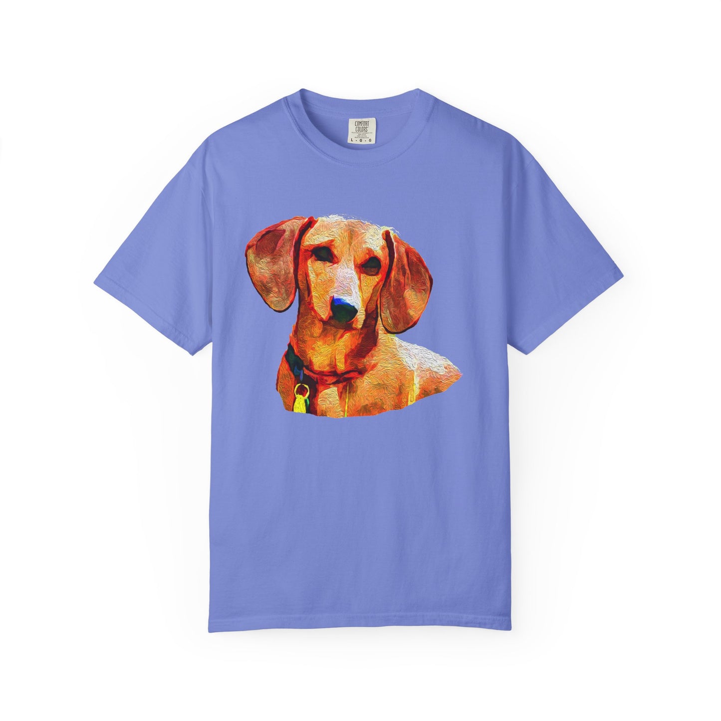 Dachshund 'Daisey' Unisex Relaxed Fit Garment-Dyed T-shirt