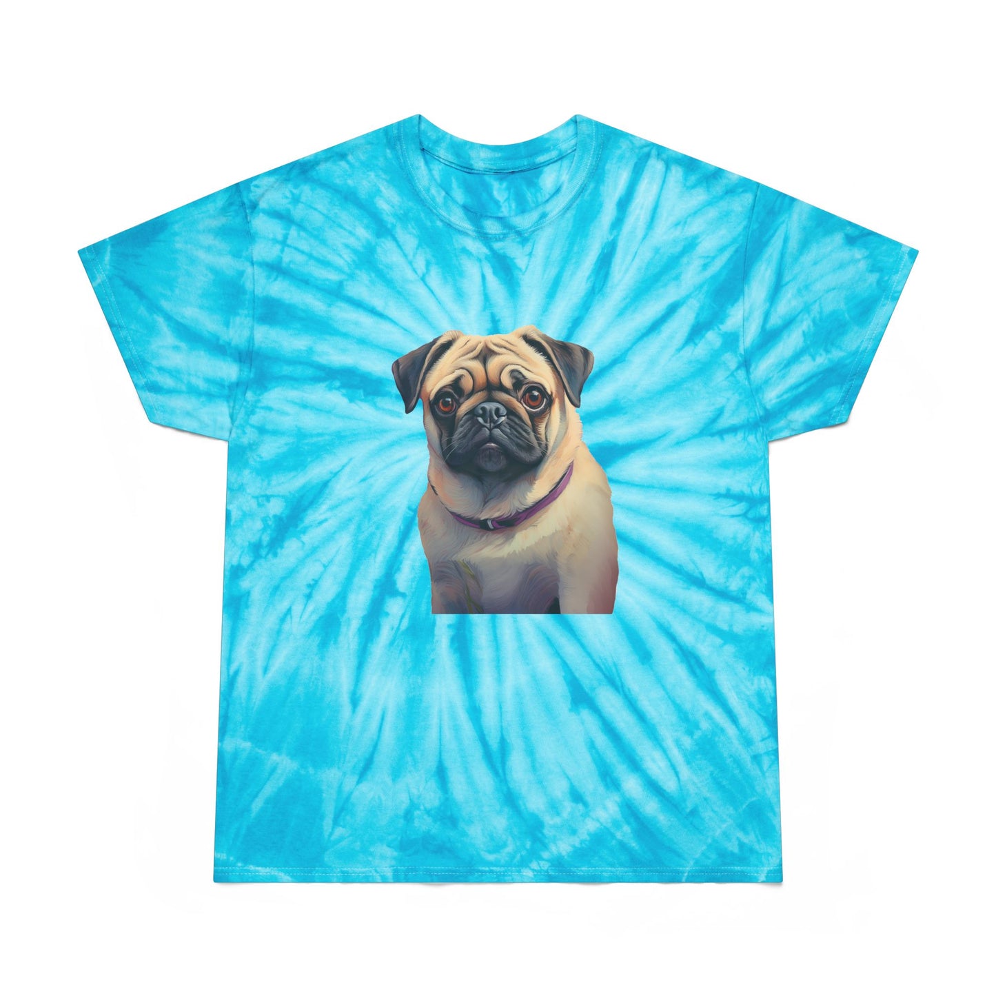 Pug - Unisex Tie-Dye Tee, Cyclone