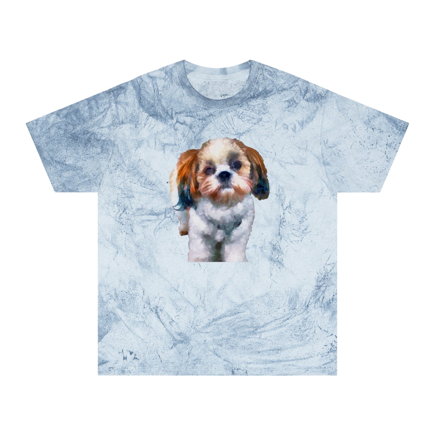 Little Lion Dog T-Shirt: The Shih-Tzu Unisex Cotton Color Blast Delight