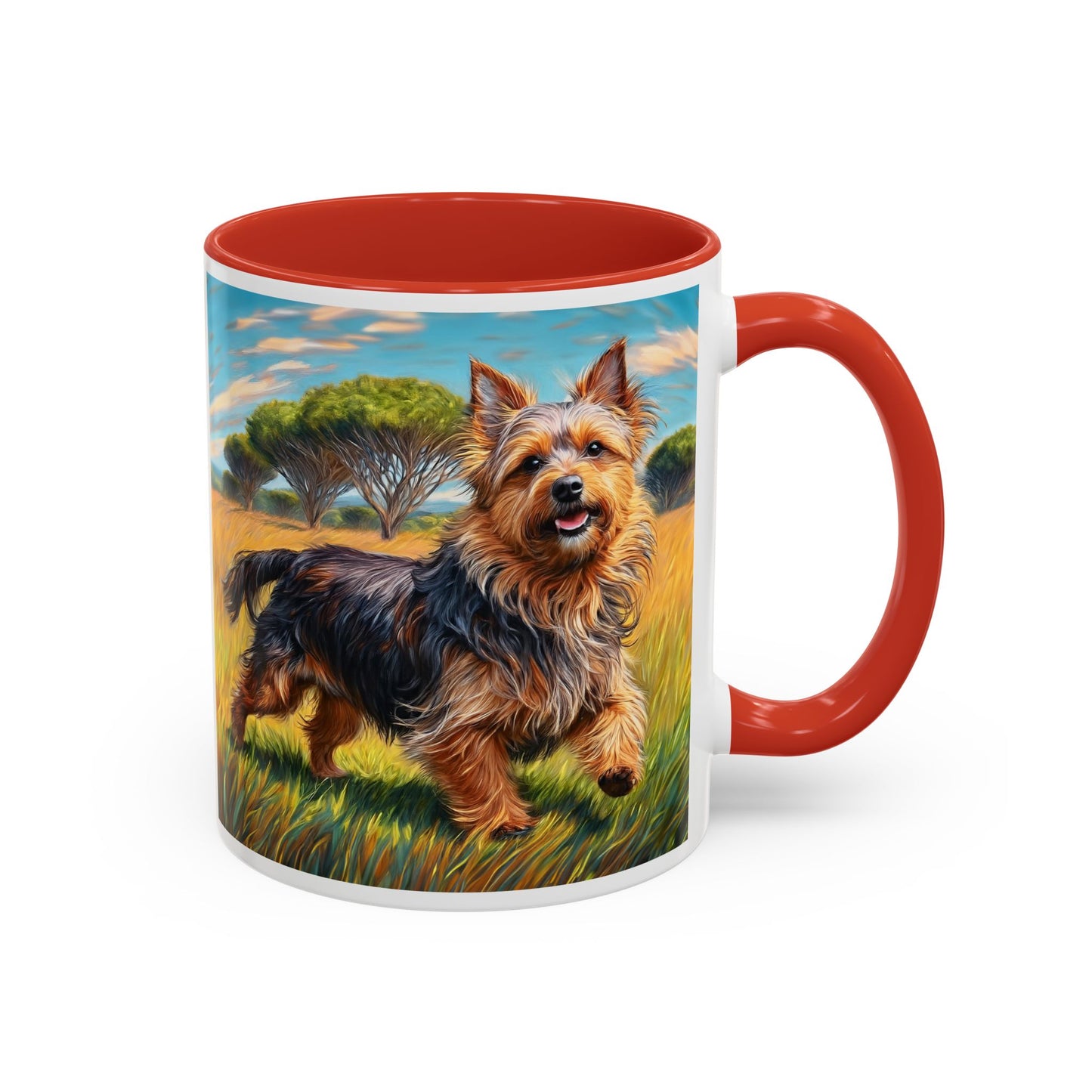 Charming Australian Terrier Ceramic Accent Coffee Mug