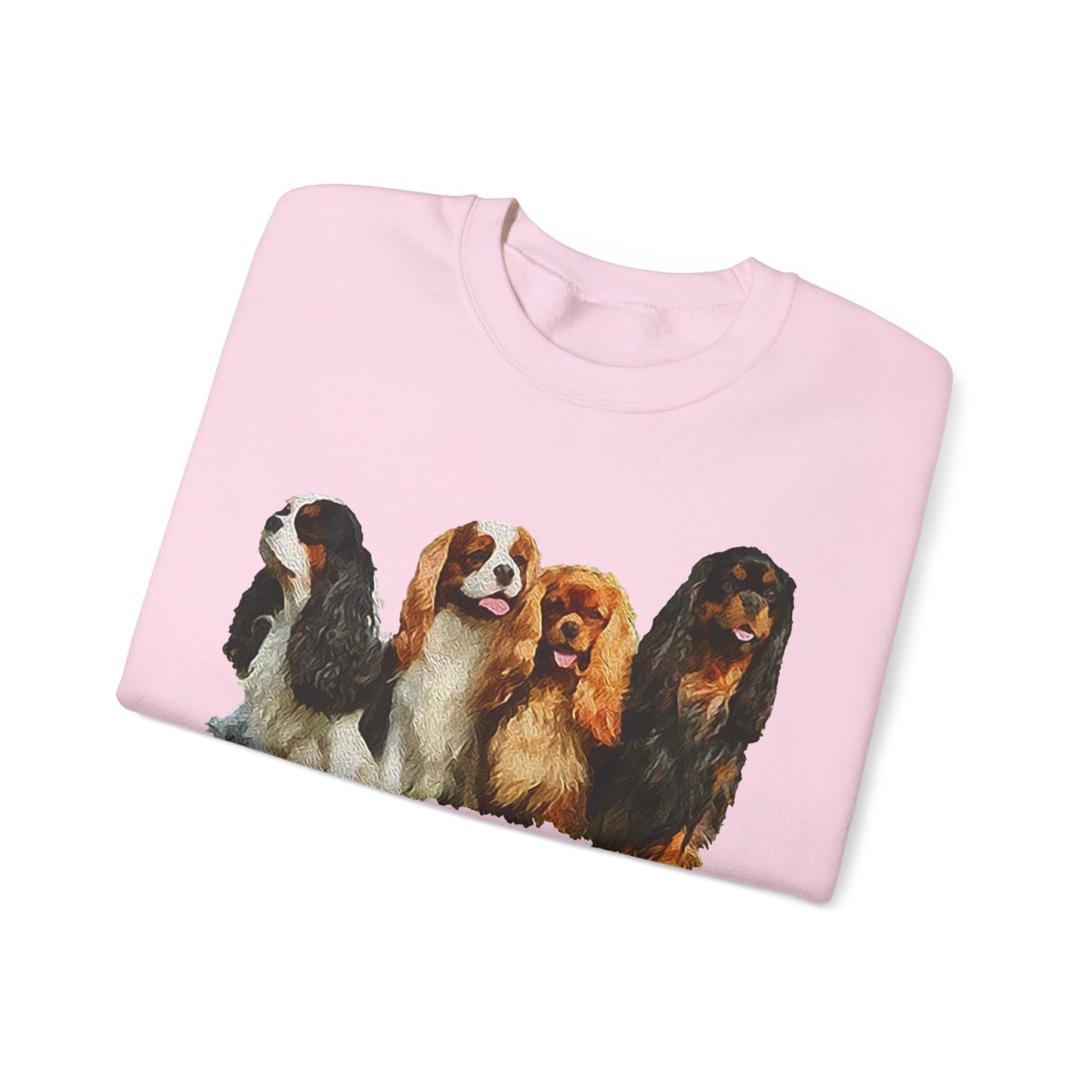 Cozy King Charles Spaniels 'Cavalier Club' Unisex Crewneck Sweatshirt