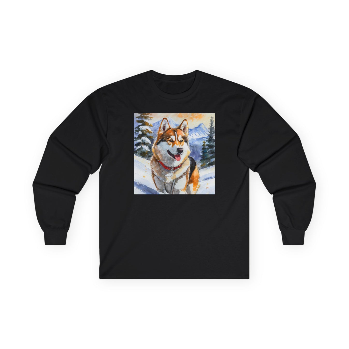 Chinook 'Sled Dog' Classic Cotton Long Sleeve Tee