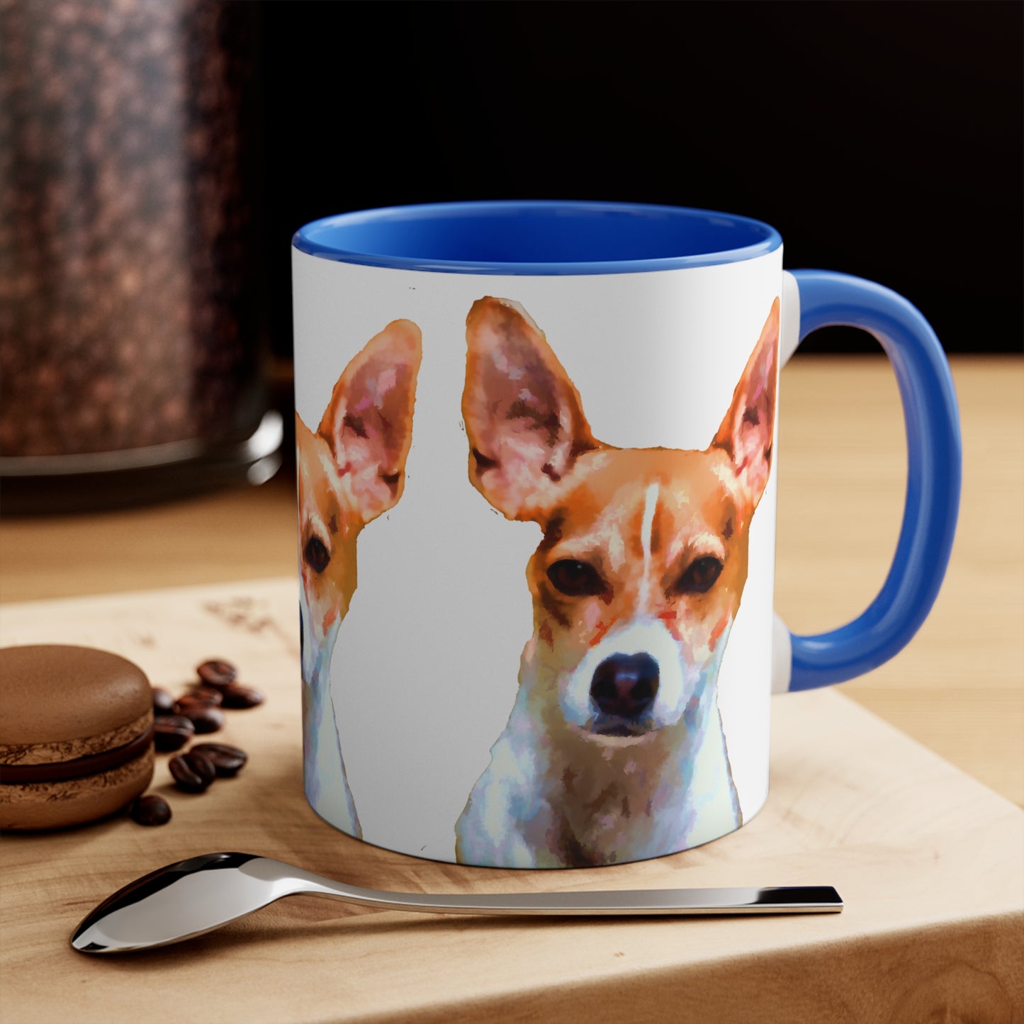 Rat Terrier Accent Coffee Mug, 11oz