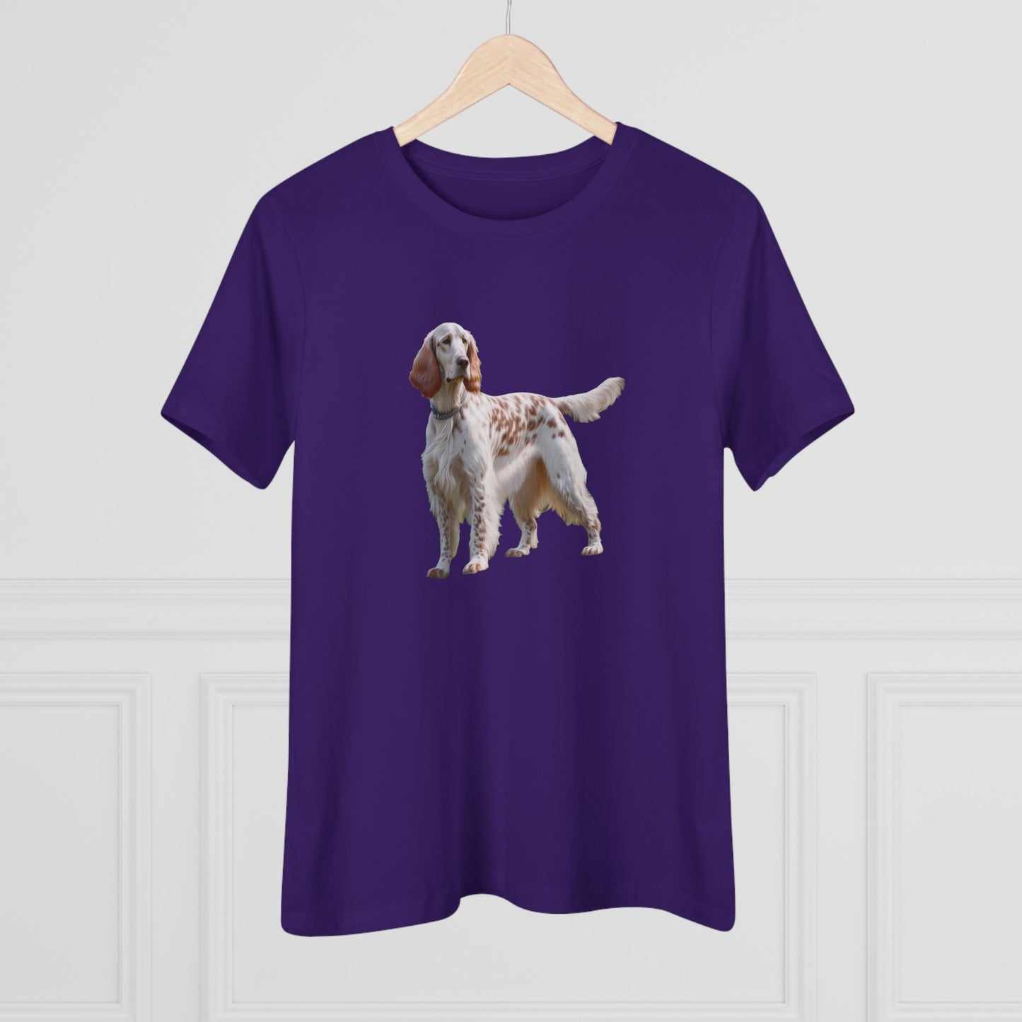 English Setter #4 - Women's Relaxed Fit Cotton Tee