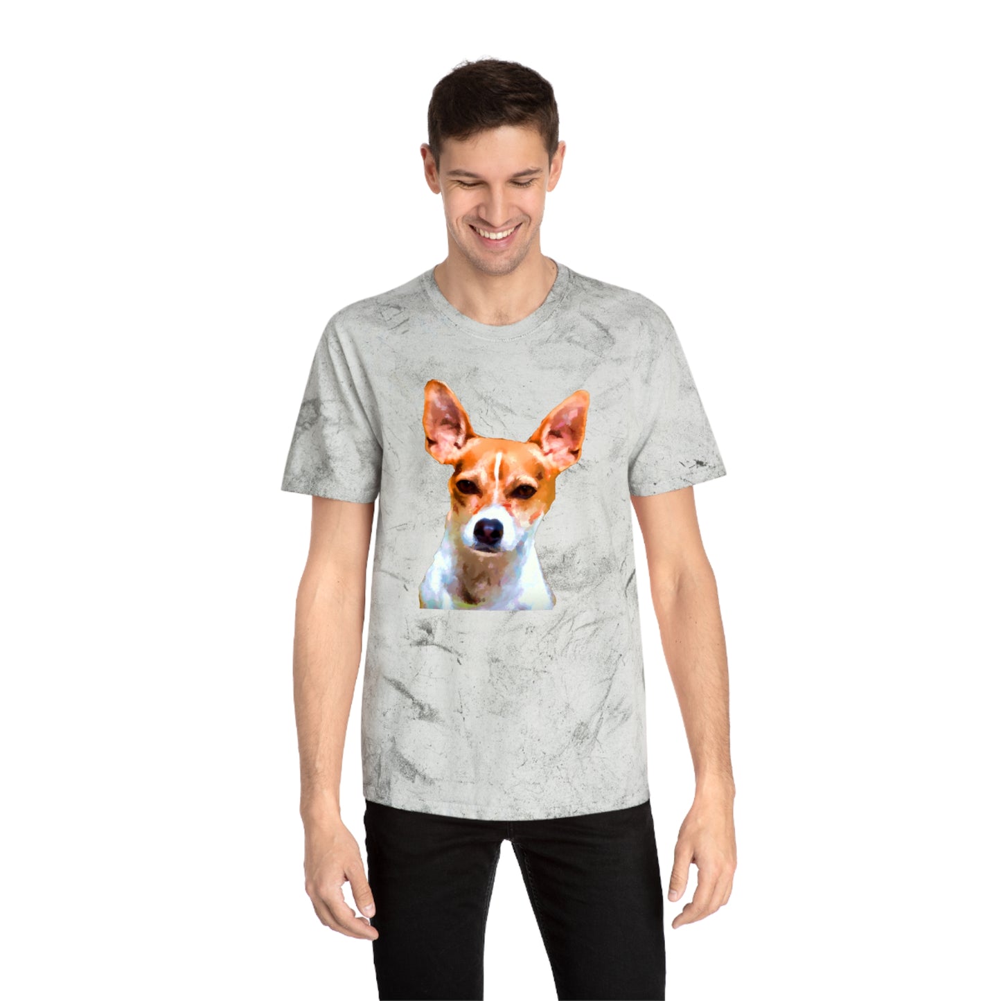 Rat Terrier Unisex Cotton Color Blast T-Shirt