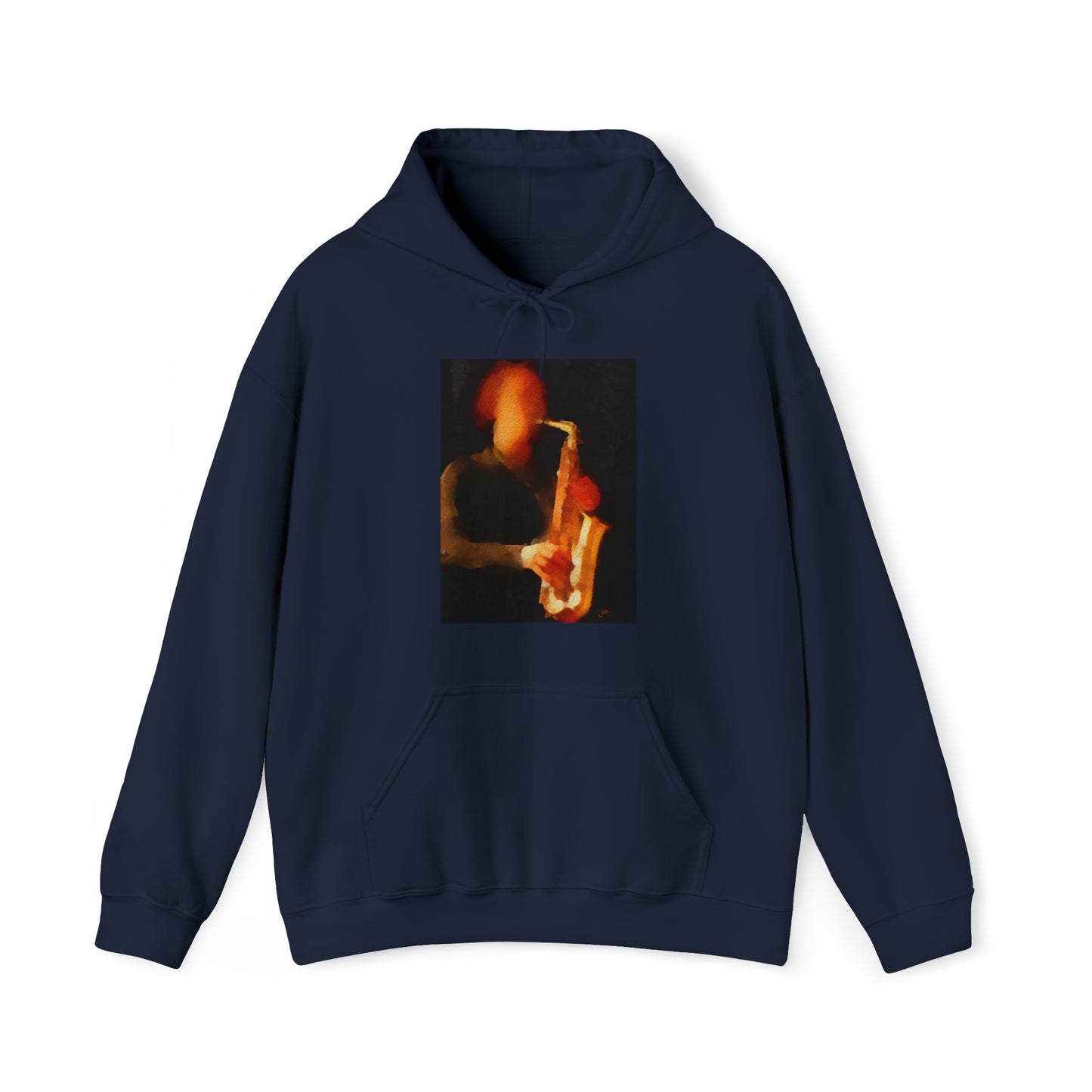 The Saxophonist - Unisex 50/50 Hoodie