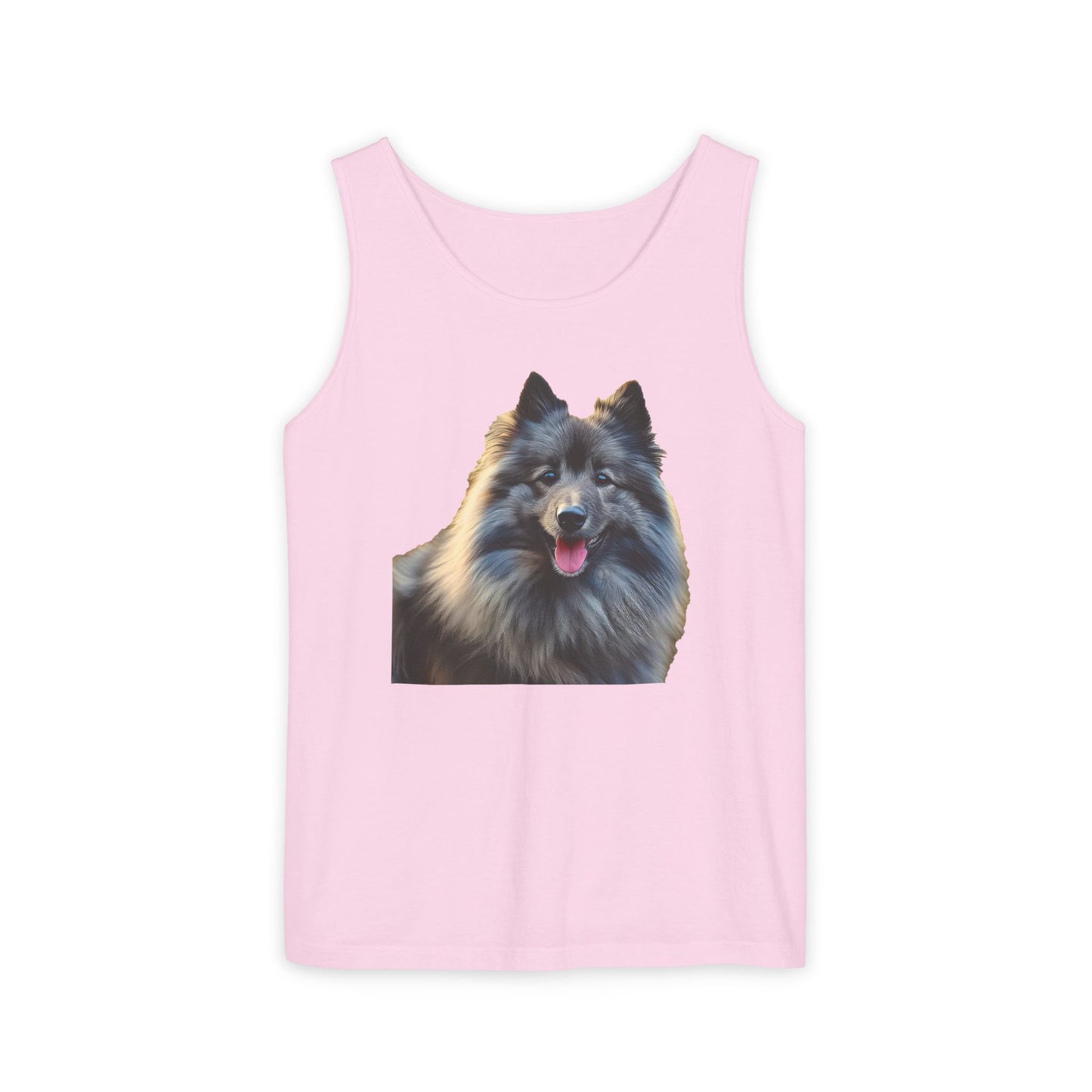 Keeshond Unisex Relaxed Fit Garment-Dyed Tank Top