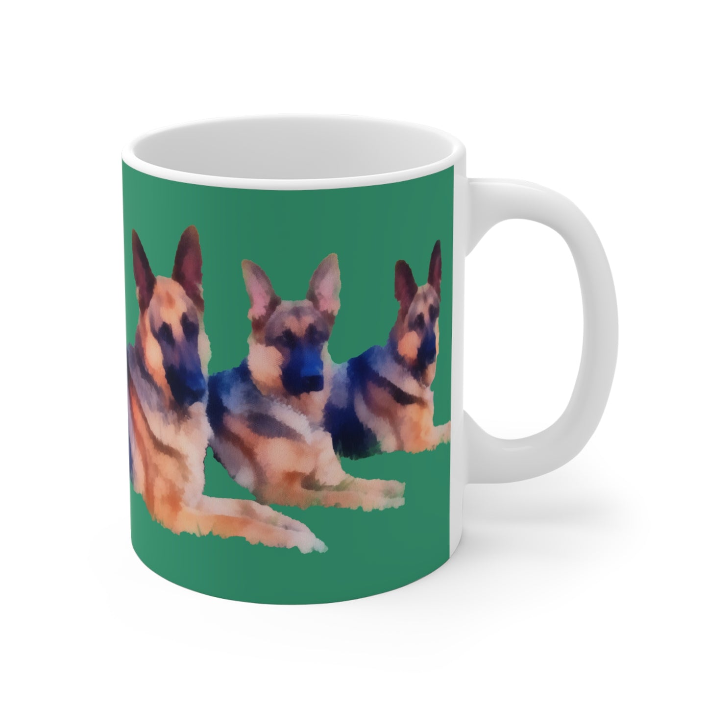 German Shepherd Trio - Ceramic Mug 11oz
