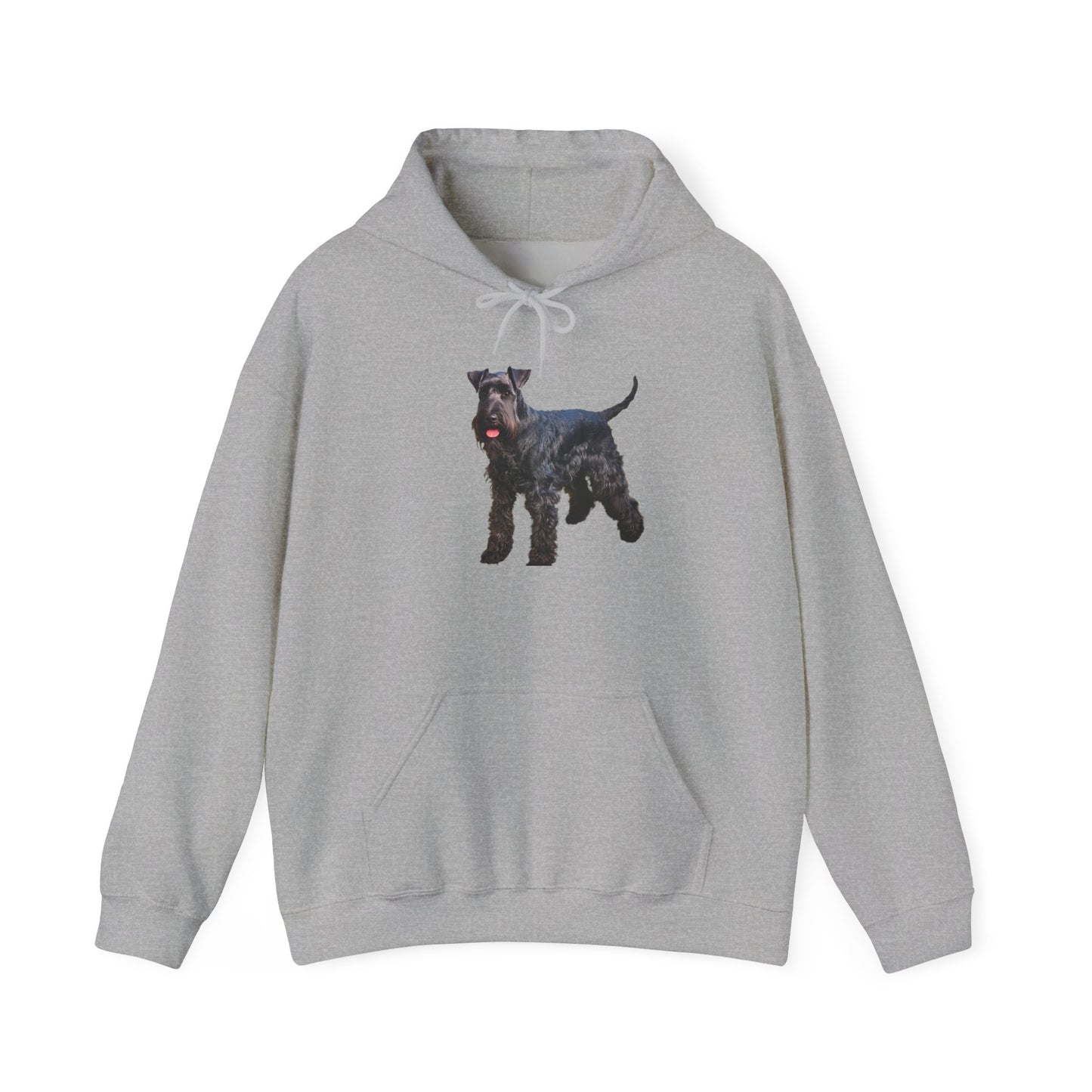 Kerry Blue Terrier 50/50 Hooded Sweatshirt